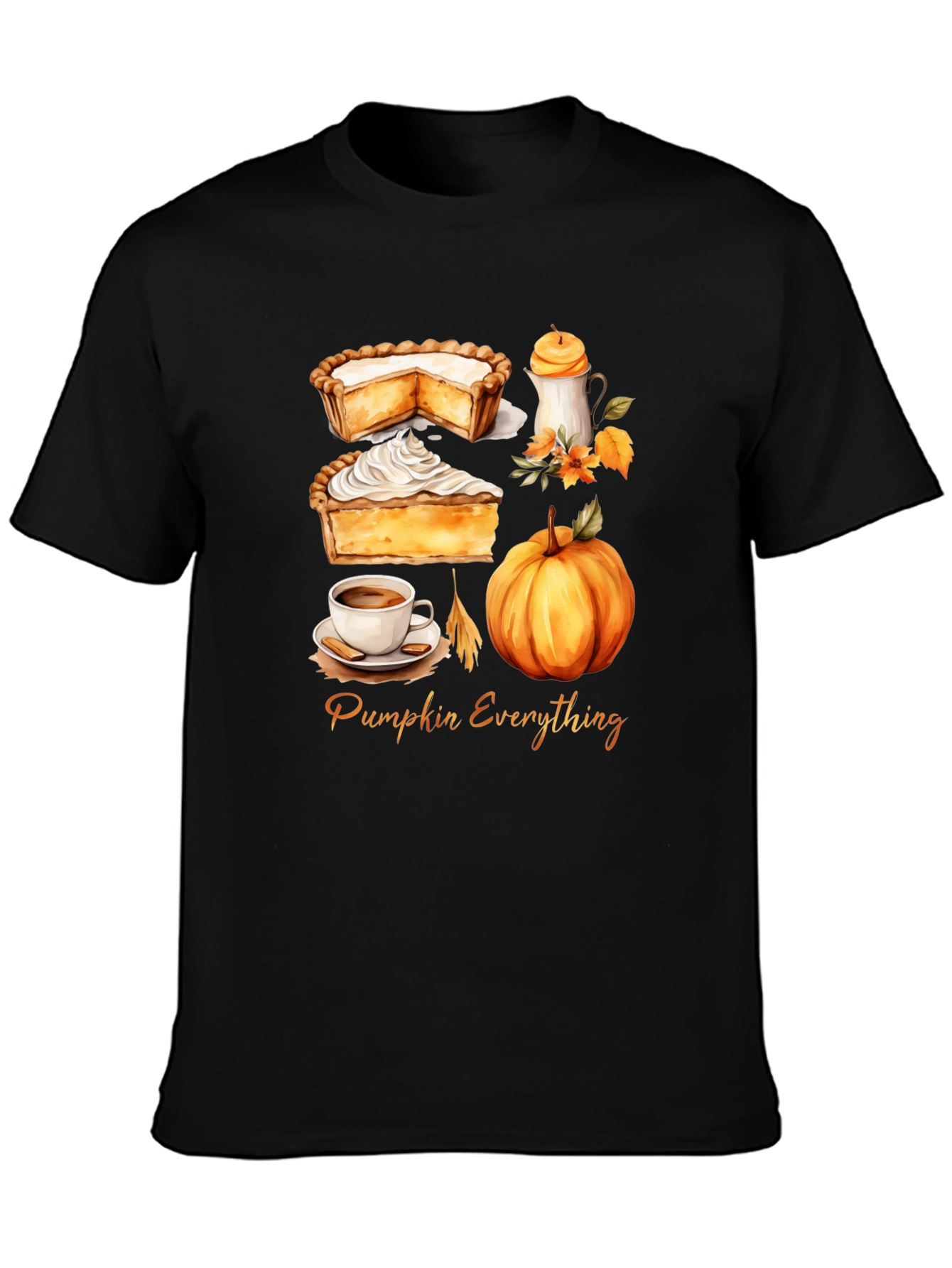 Black Pumpkin Everything Graphic Tee view 3