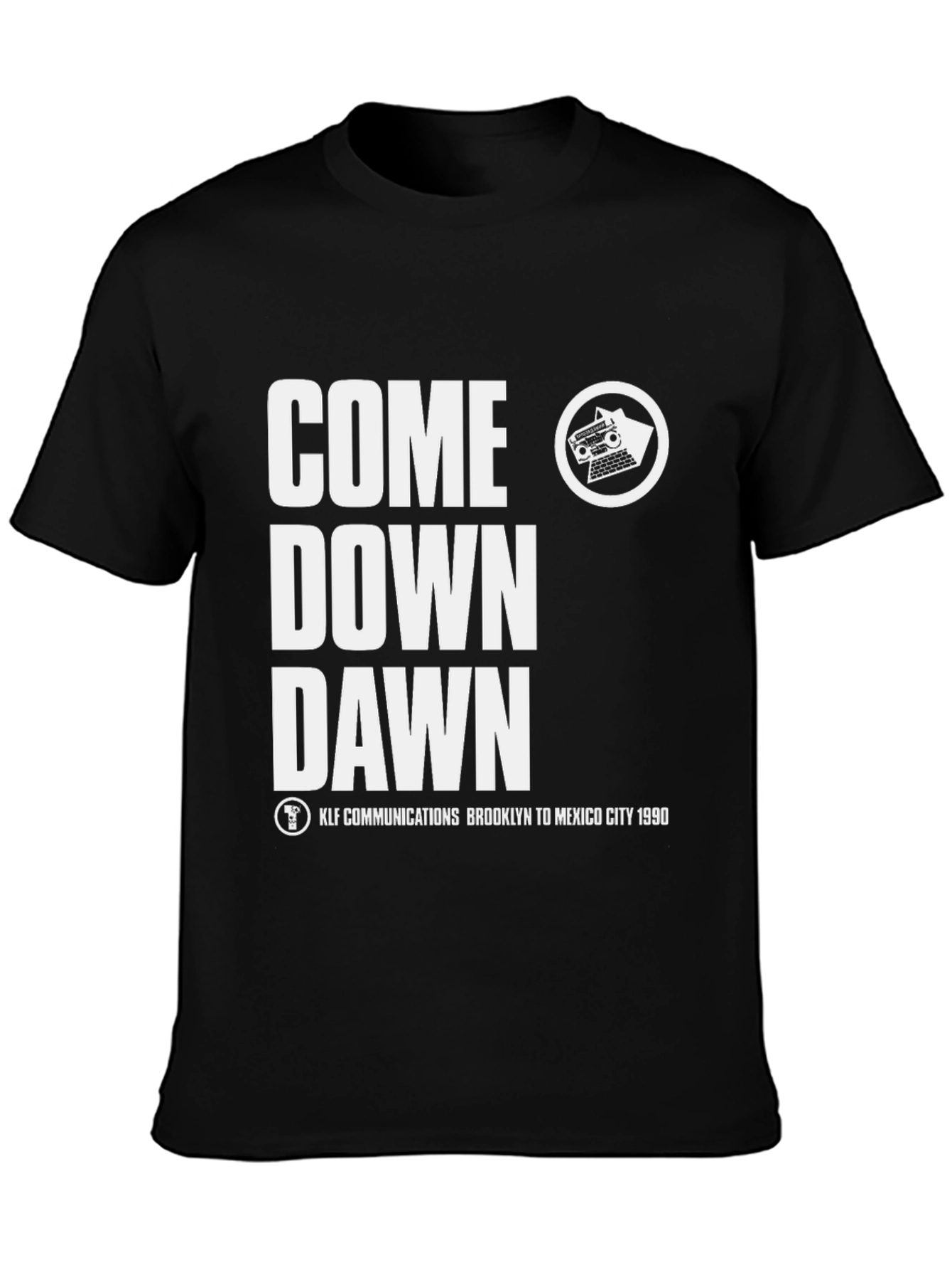 Black Come Down Dawn Graphic Tee view 3