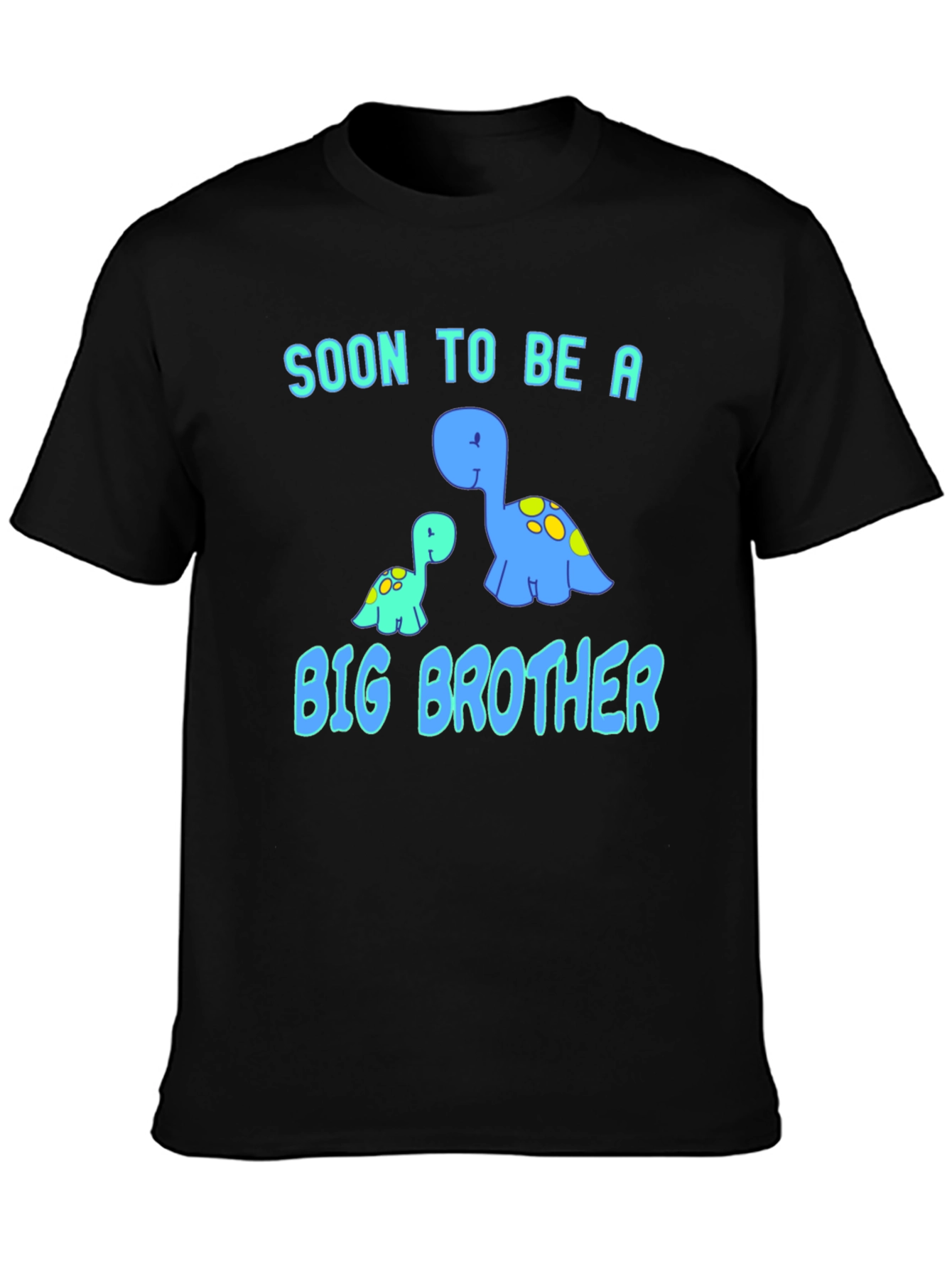 Black Soon To Be A Big Brother T-Shirt view 3