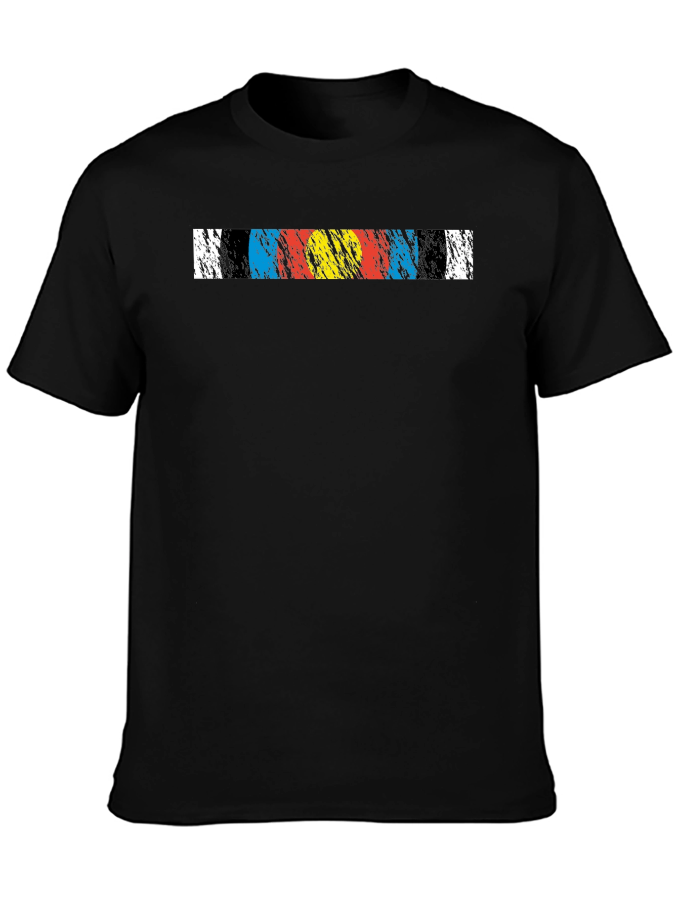 Black Retro Target Graphic Tee - Archery Design view 3