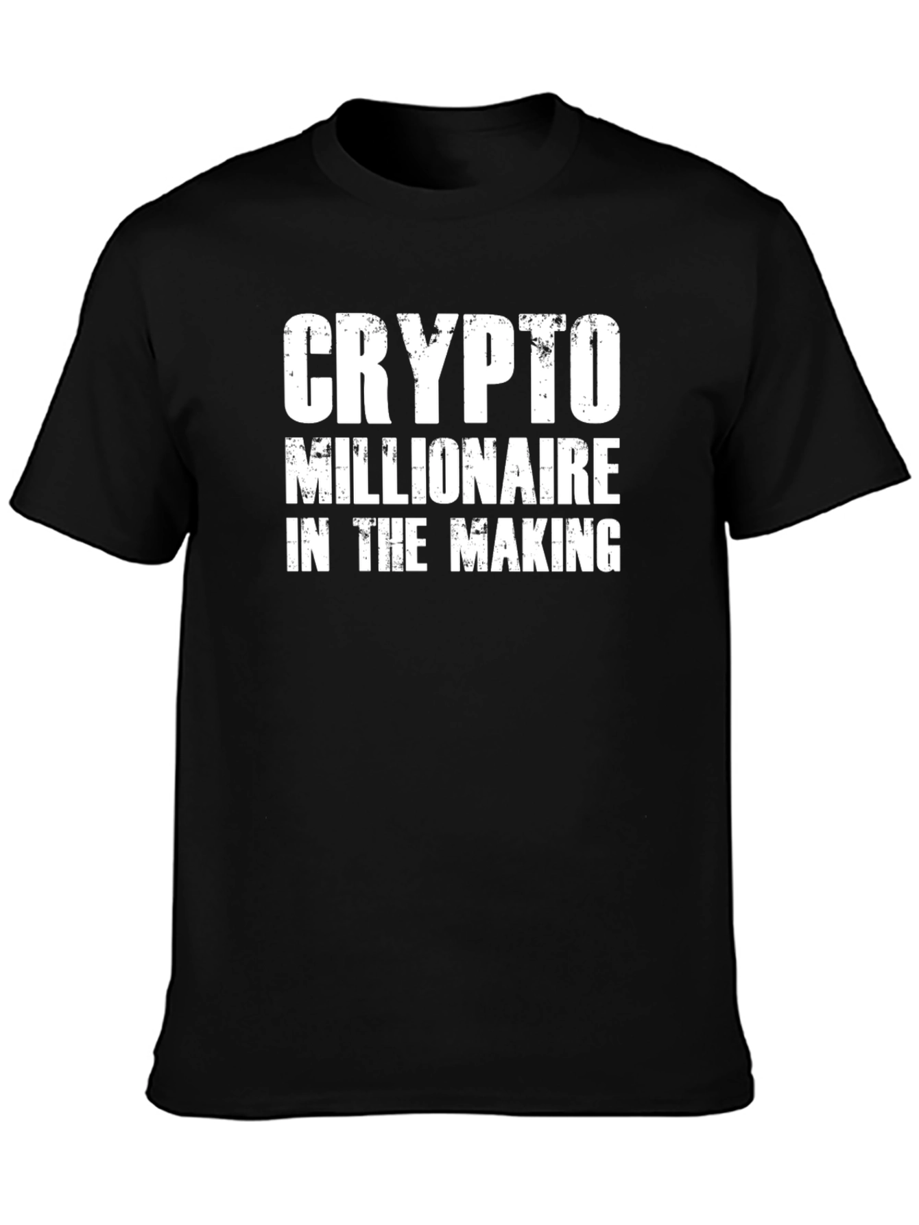 Black Crypto Millionaire In The Making T-Shirt view 3
