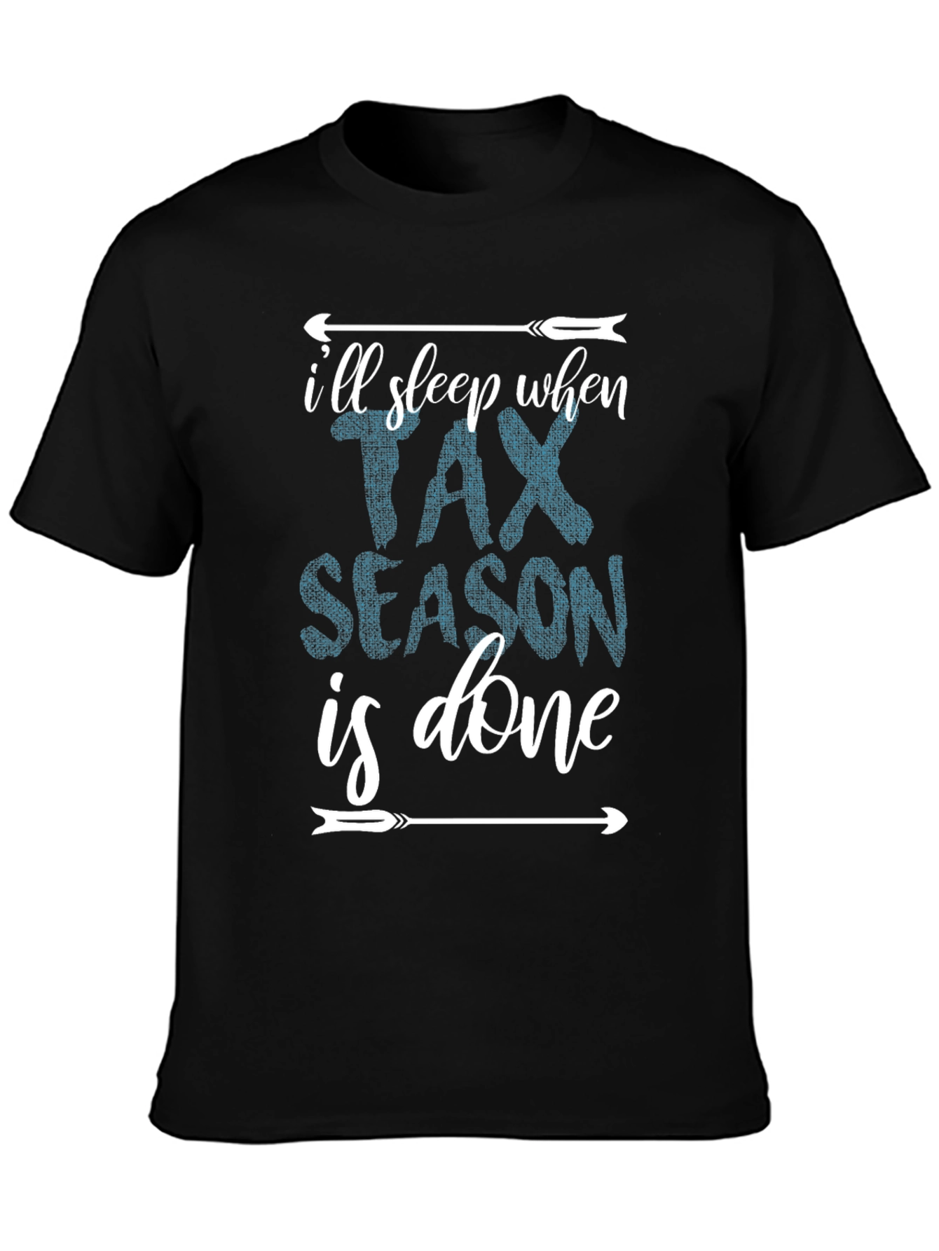 Black Tax Season T-Shirt - Accountant Gift view 3