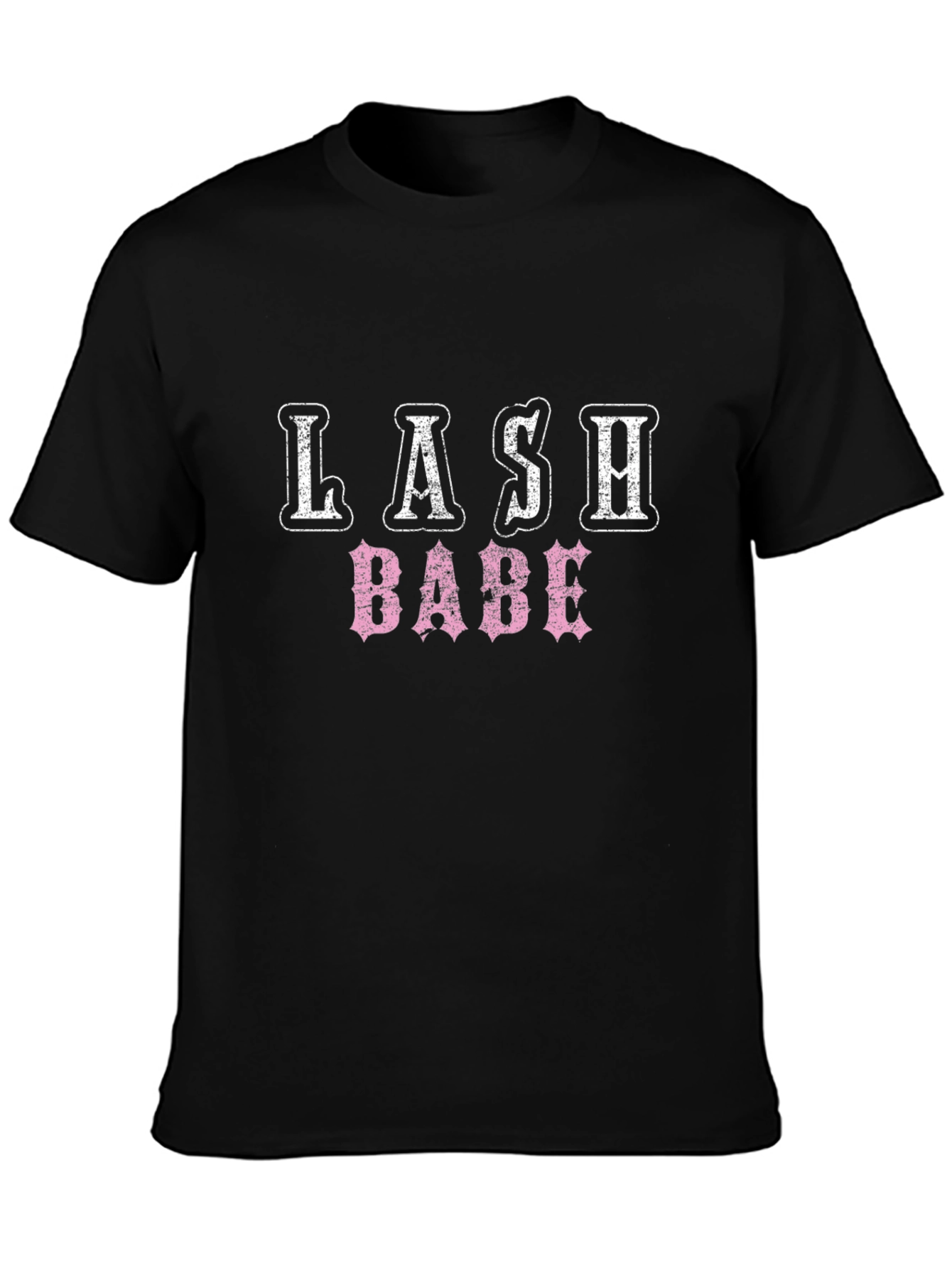 Black Lash Babe Graphic T-Shirt - Black view 3