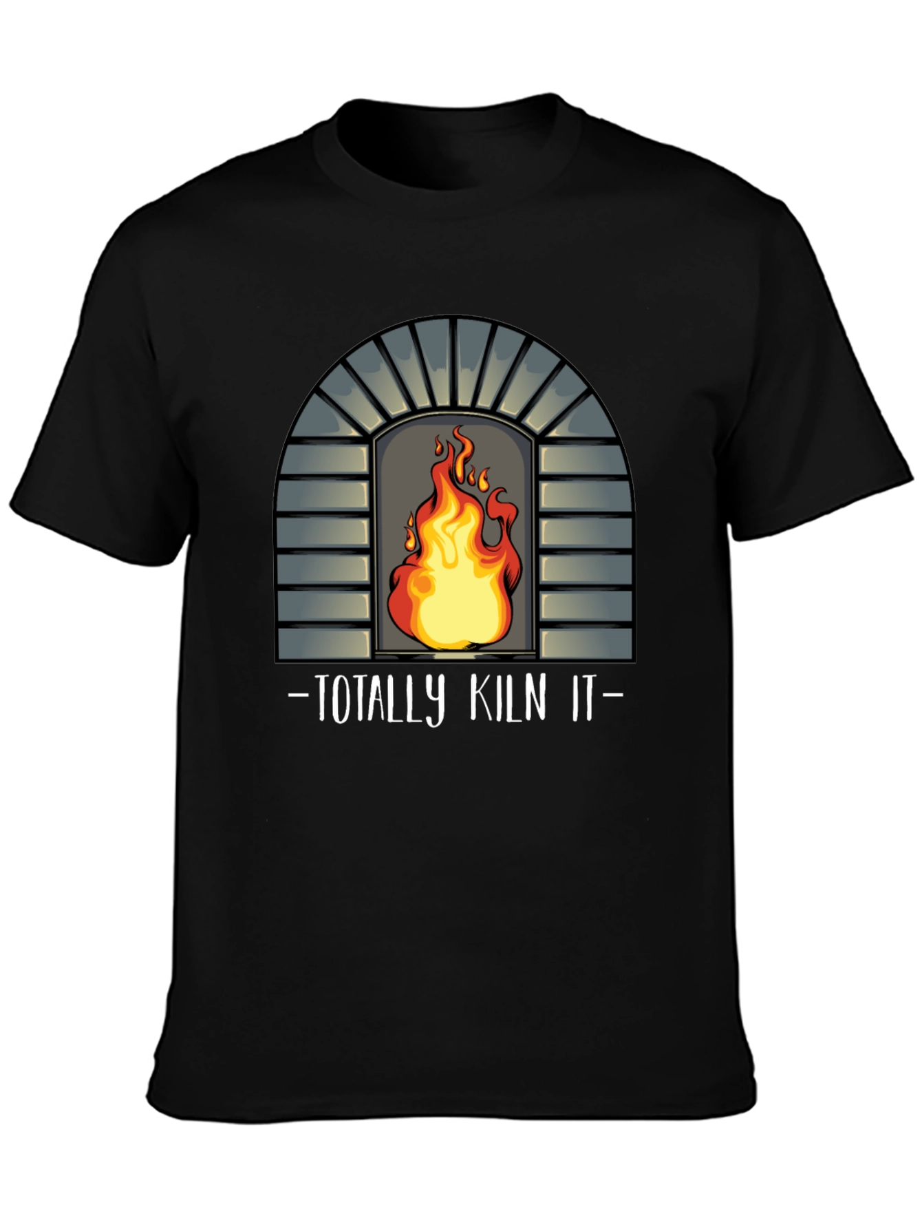 Black Totally Kiln It! Graphic Tee view 3