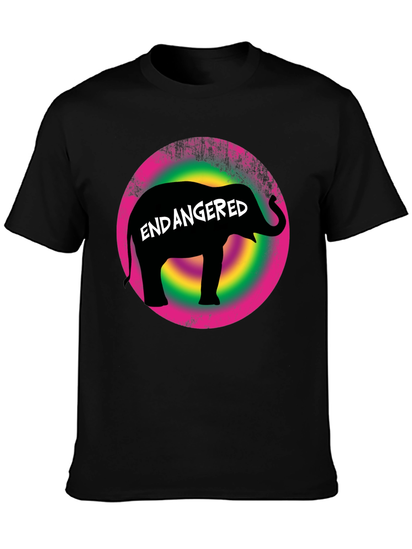 Endangered Elephant Graphic T-Shirt - 3