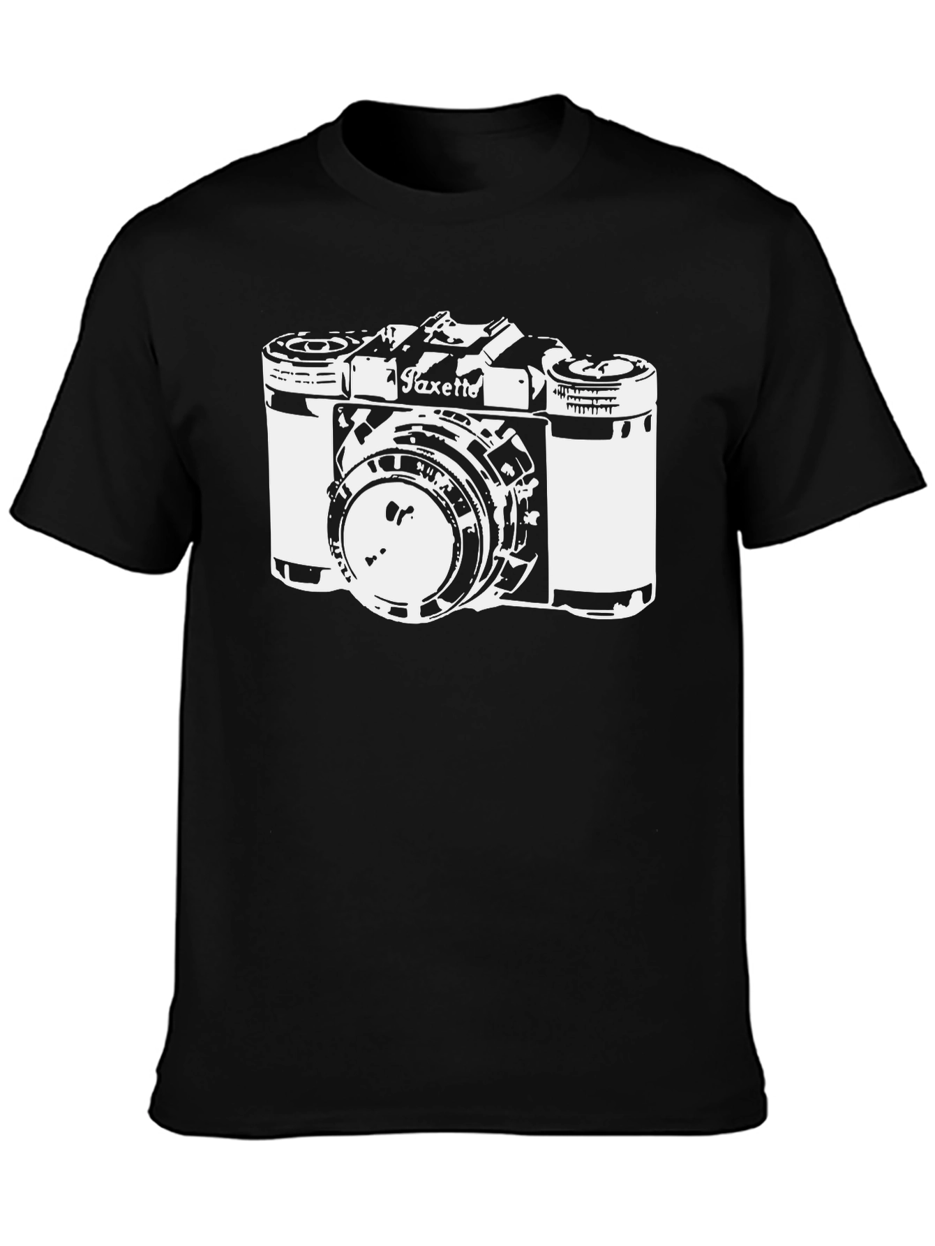 Black Vintage Camera Graphic T-Shirt - Classic Photography Tee view 3
