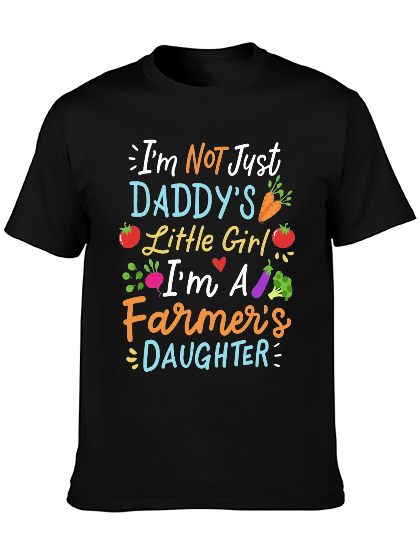 Black Farmer's Daughter Graphic T-Shirt view 3
