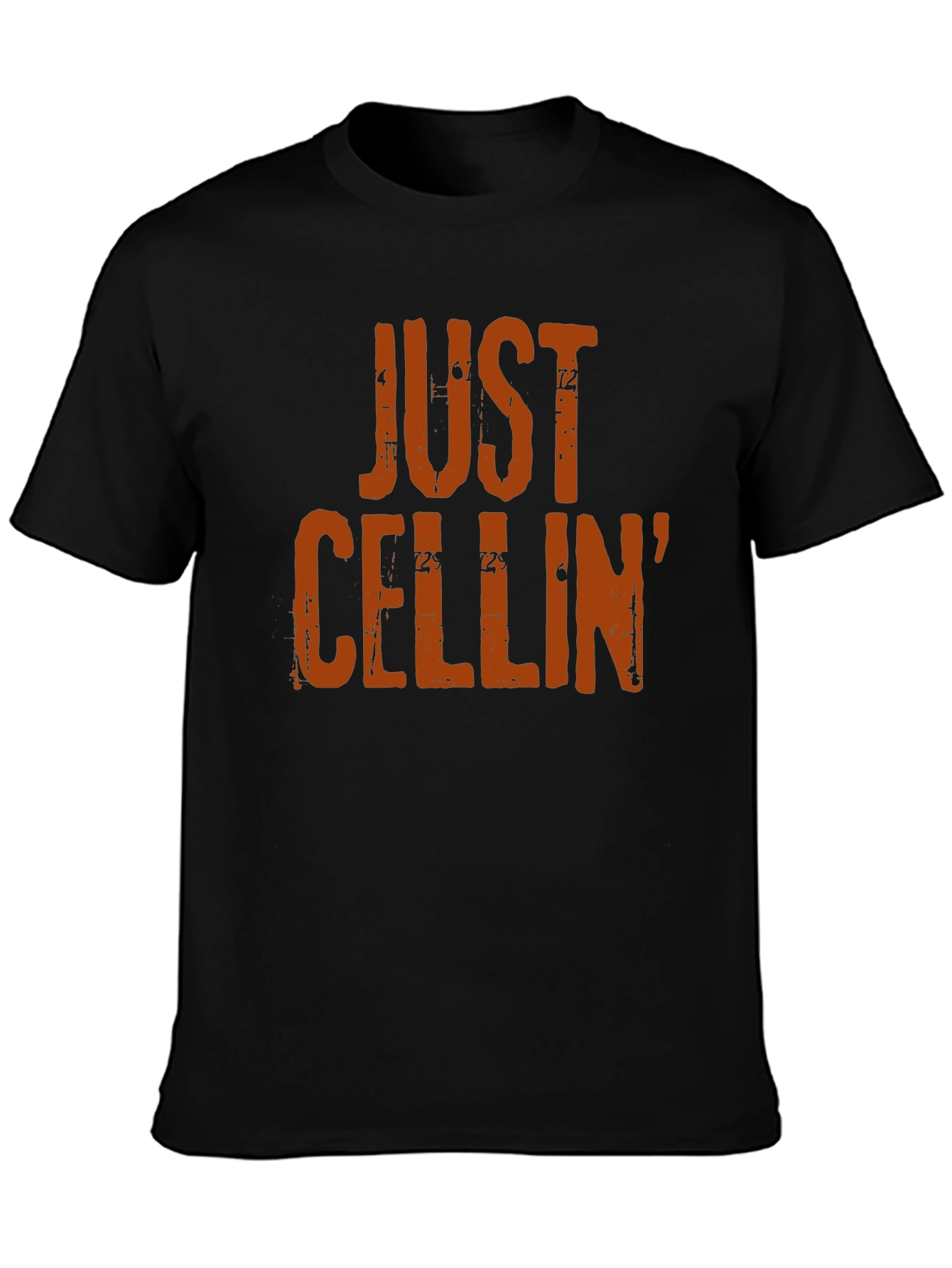 Black Just Cellin' Black Graphic Tee view 3