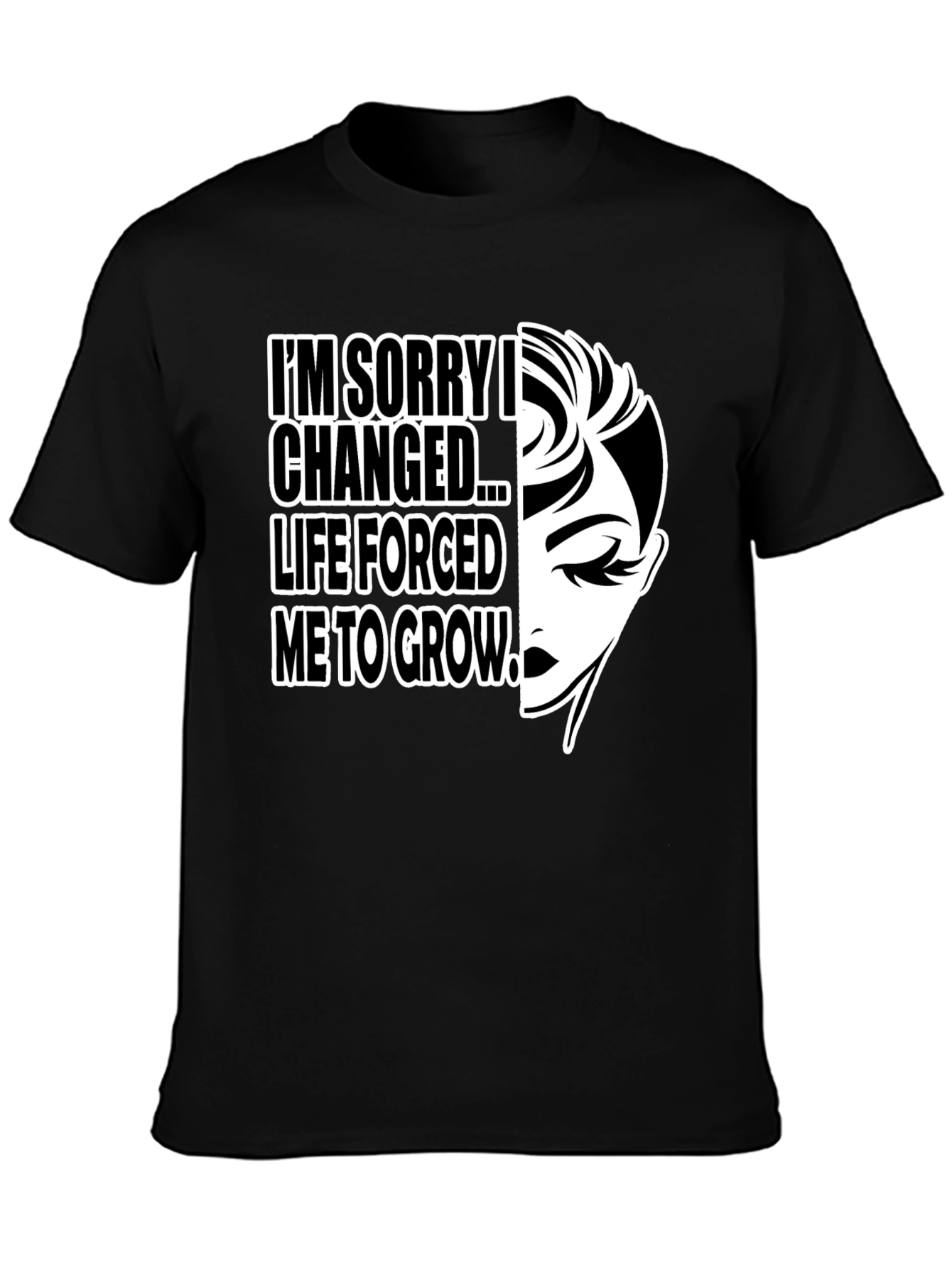 Black I'm Sorry T-Shirt view 3