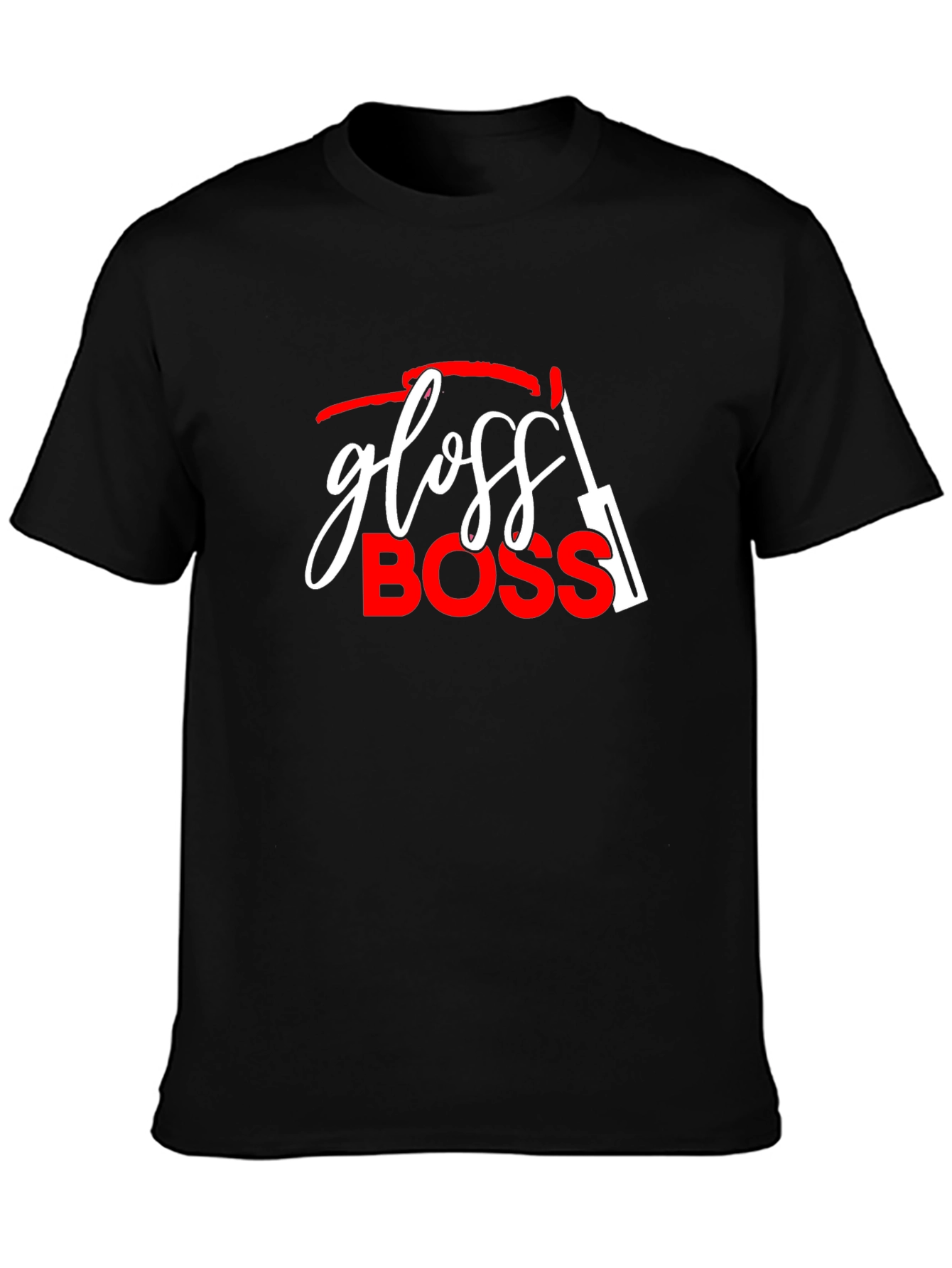 Black Gloss Boss Graphic T-Shirt view 3