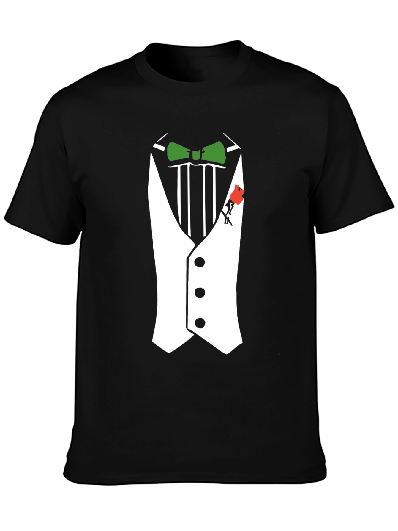 Black Tuxedo Graphic Tee - Formal Fun! view 3
