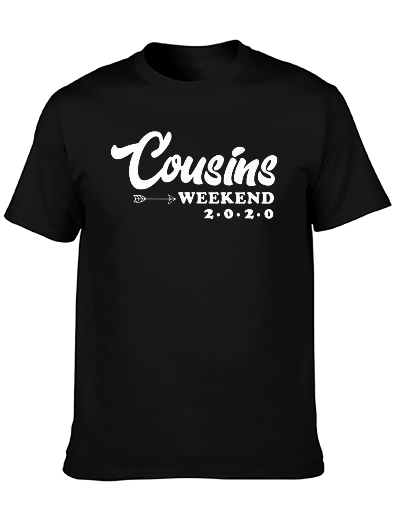 Black Cousins Weekend 2020 Black T-Shirt view 3