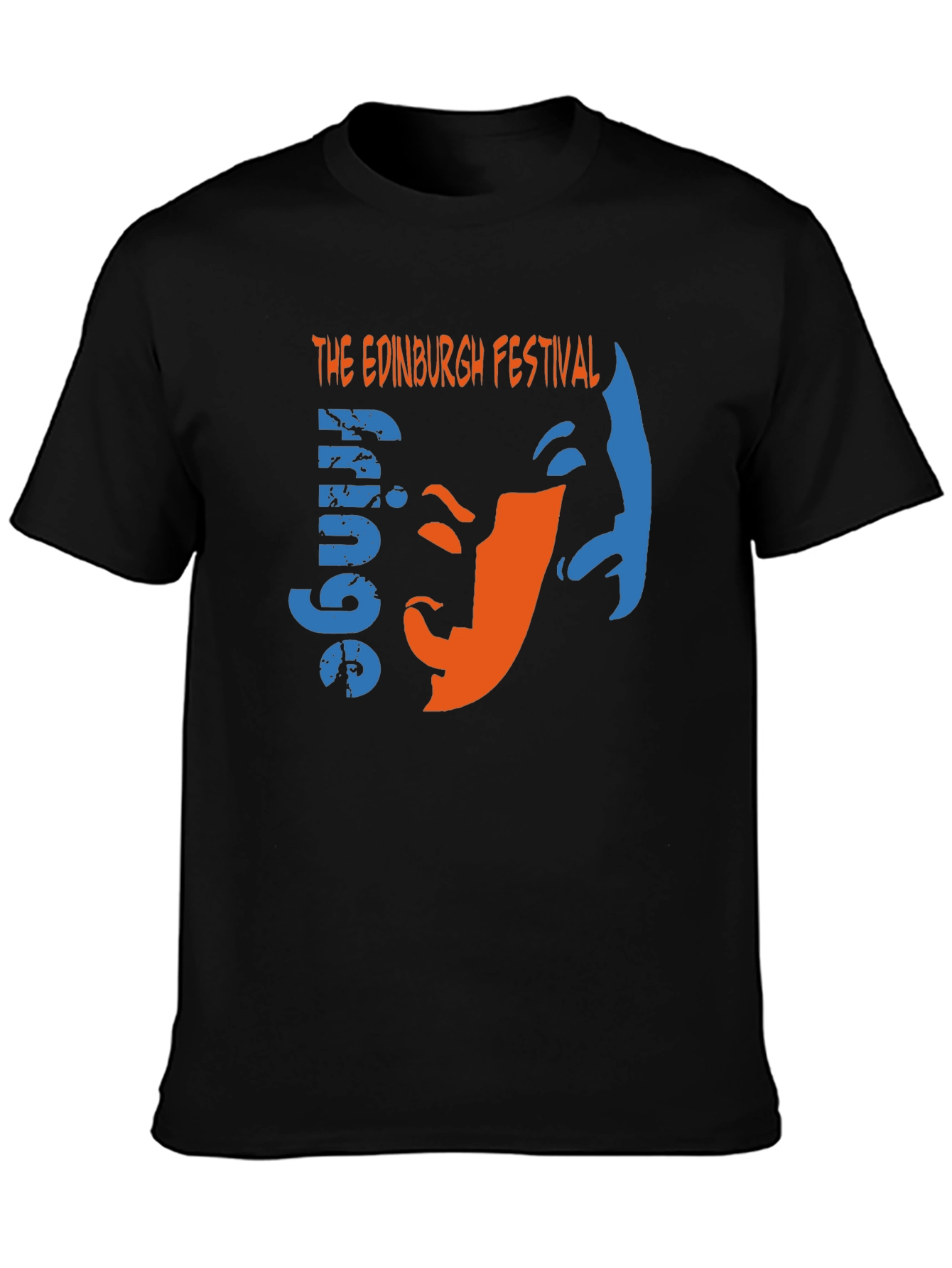 Black Edinburgh Festival Fringe Graphic Tee view 3