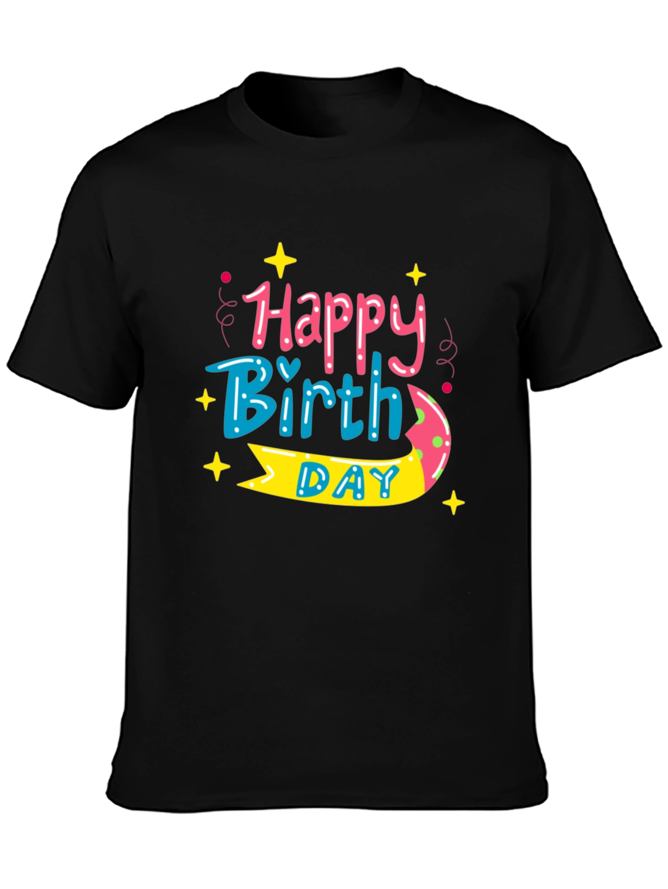 Happy Birthday Graphic Tee - Stylish Celebration Shirt - 3