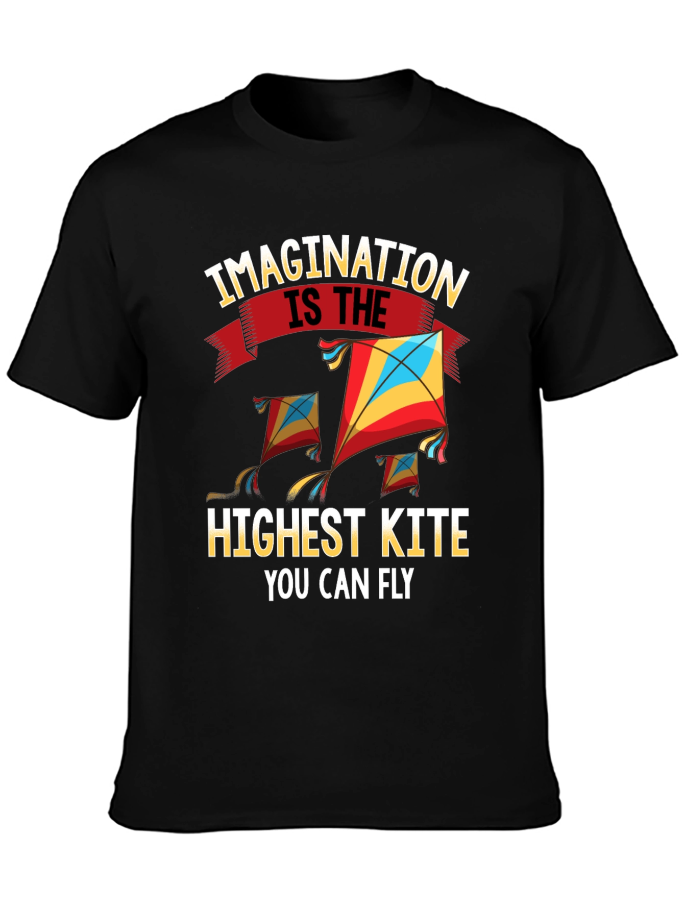 Black Imagination Highest Kite T-Shirt view 3