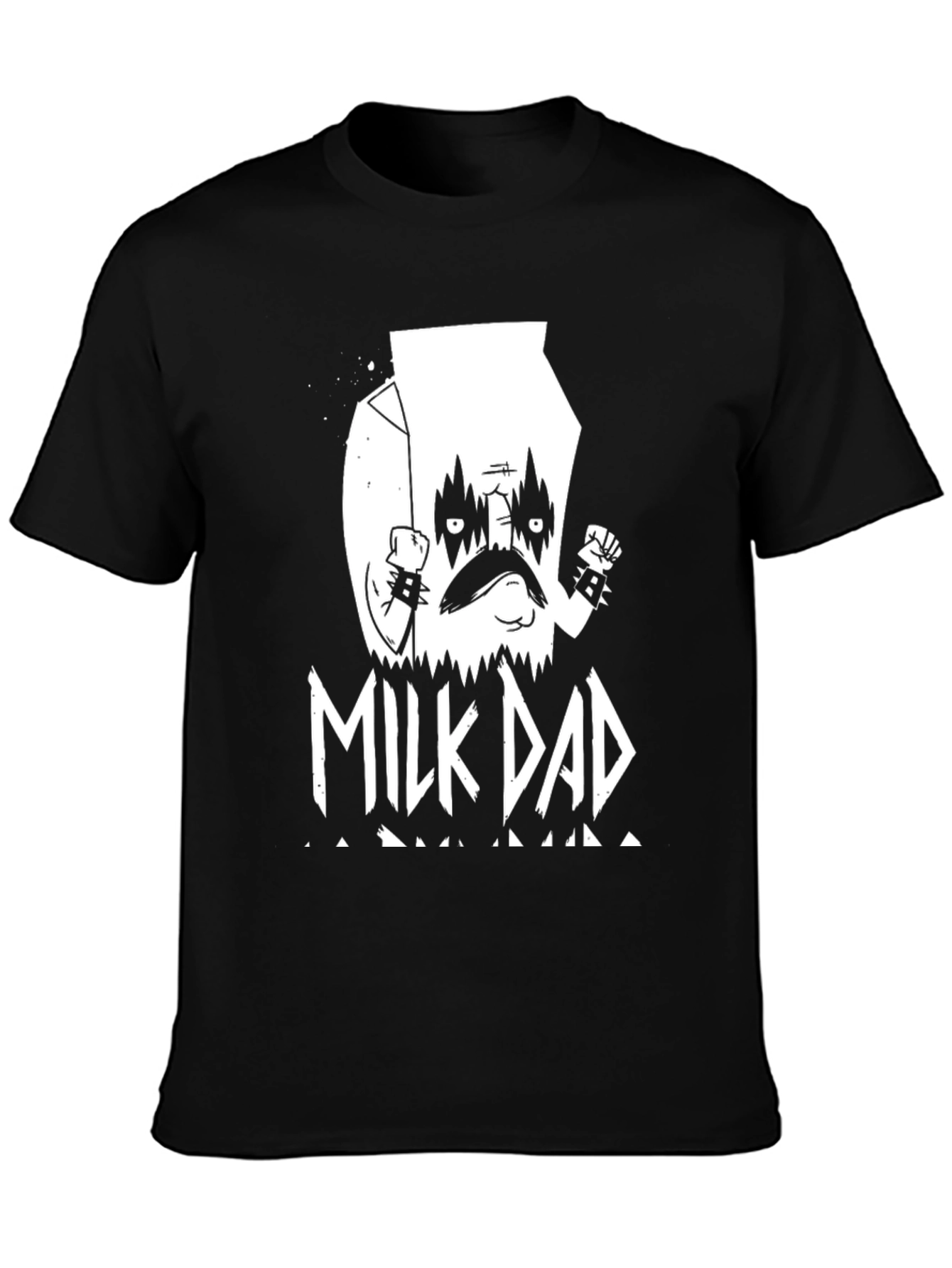 Black Milk Dad Black Metal T-Shirt view 3