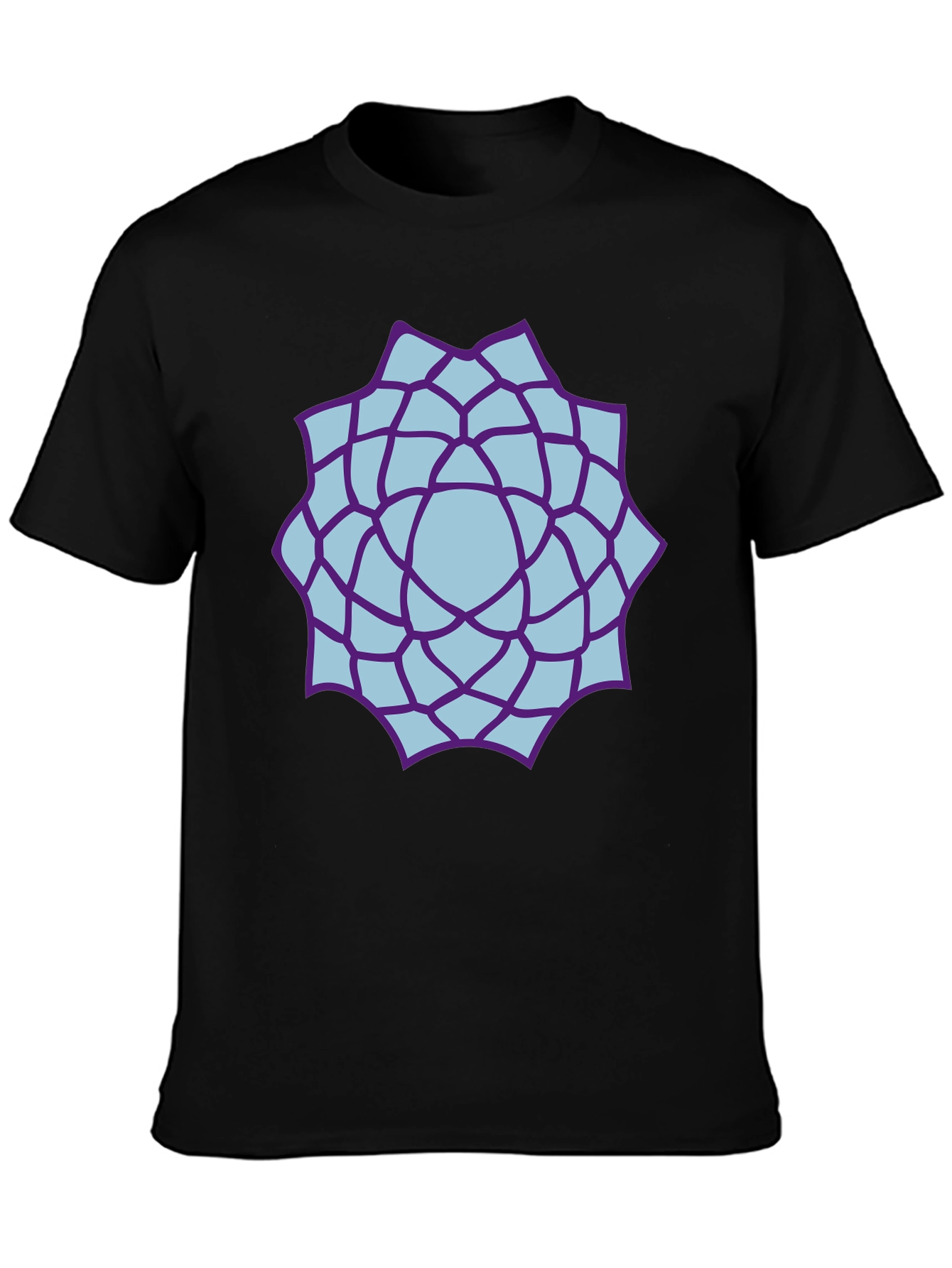 Black Crown Chakra Black T-Shirt view 3