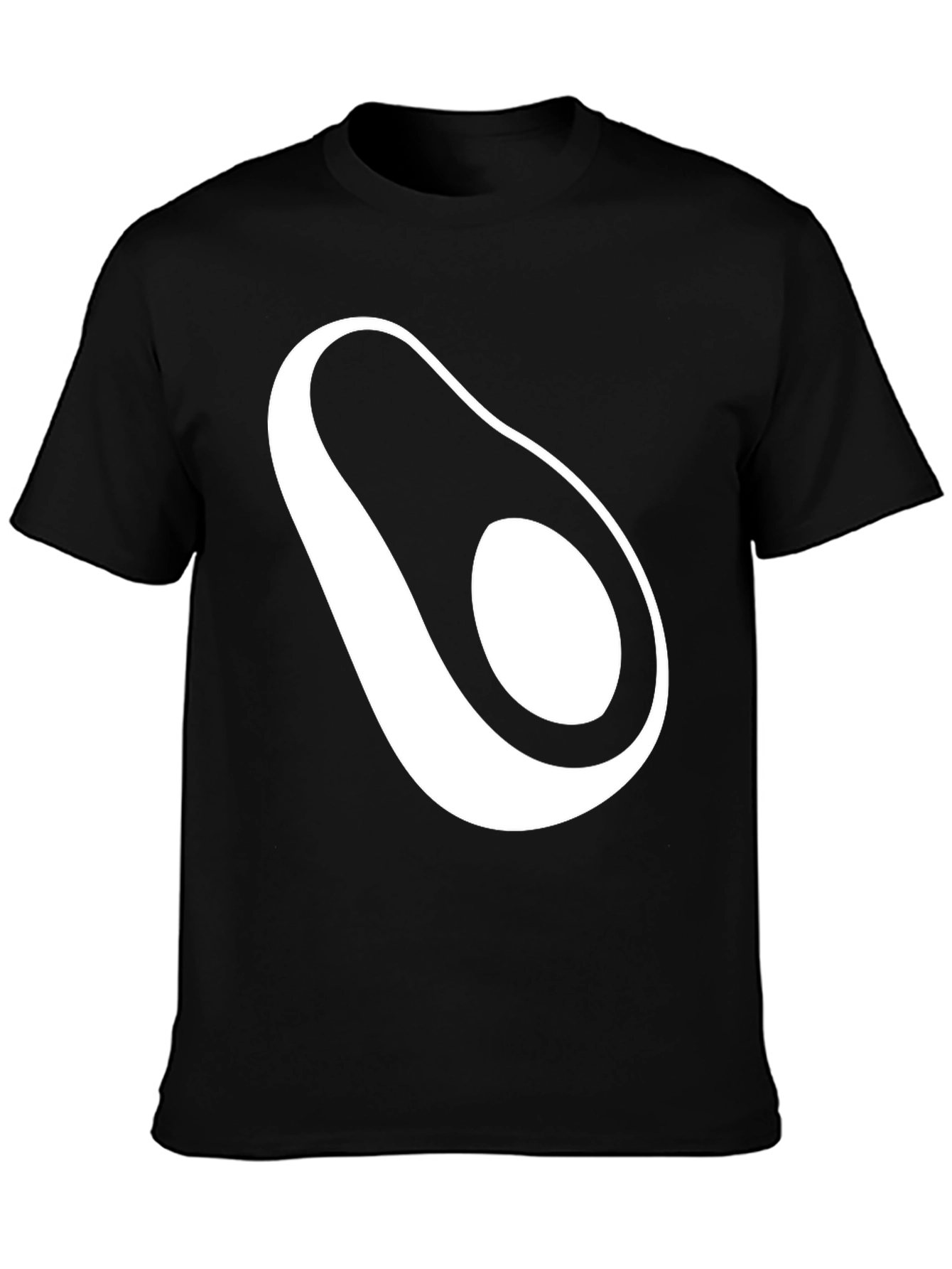 Black Avocado Graphic Tee - Stylish Black T-Shirt view 3
