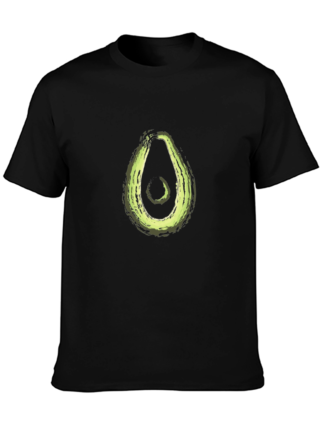Black Avocado Graphic Print Black T-Shirt view 3