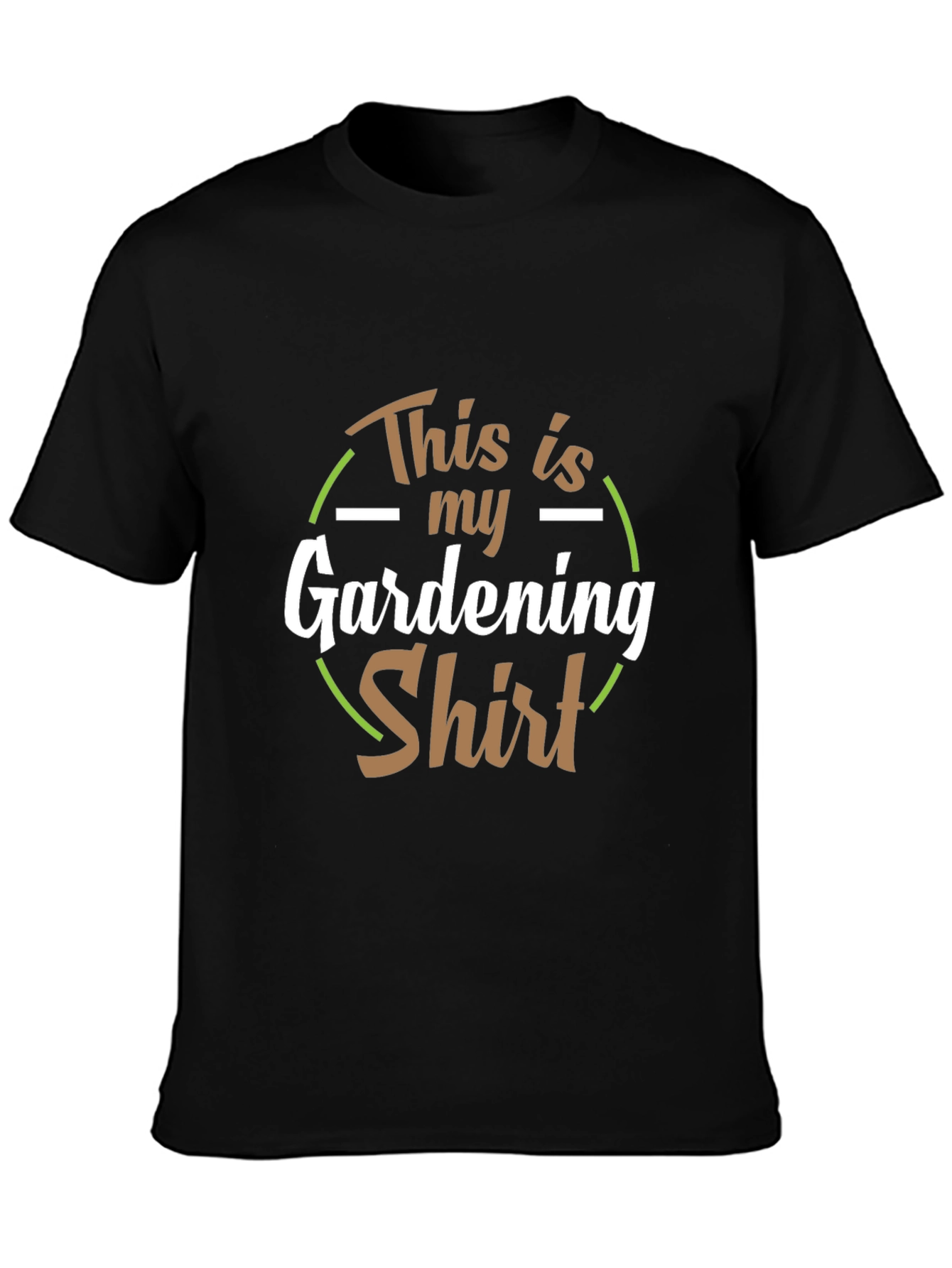 Black Gardening Shirt: This is My Gardening Shirt view 3