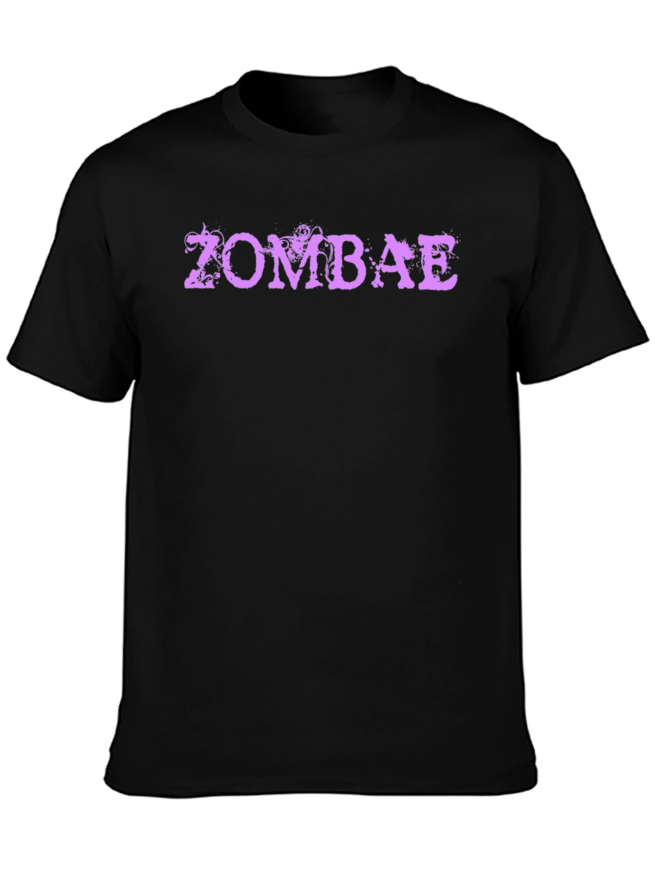 Black Zombae Graphic Tee - Unique Zombie-Inspired Design view 3