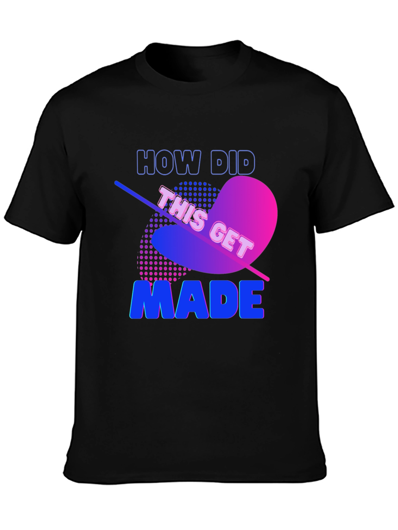 Black How Did This Get Made? Black Graphic Tee view 3