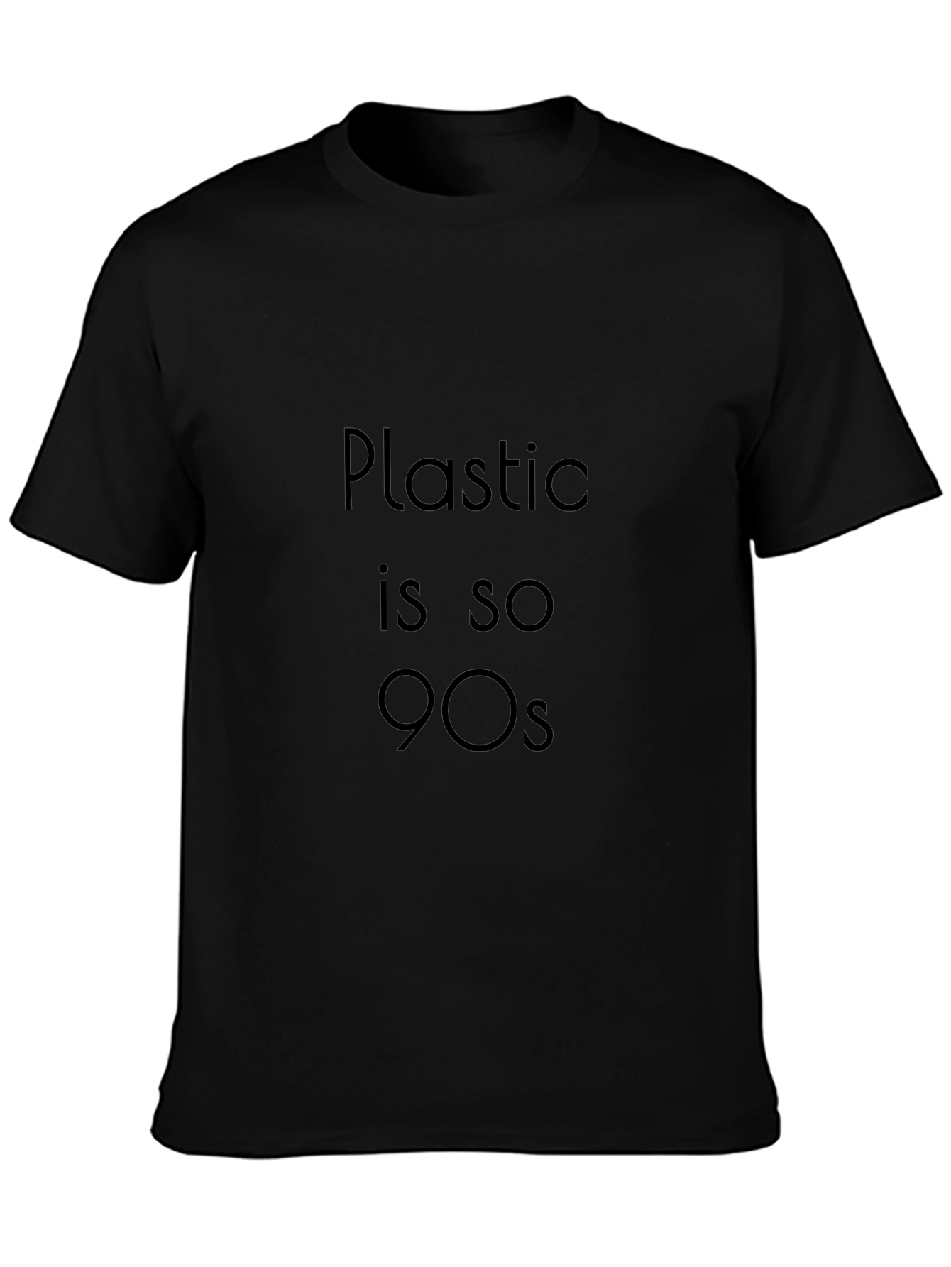 Black Plastic is So 90s Black T-Shirt view 3