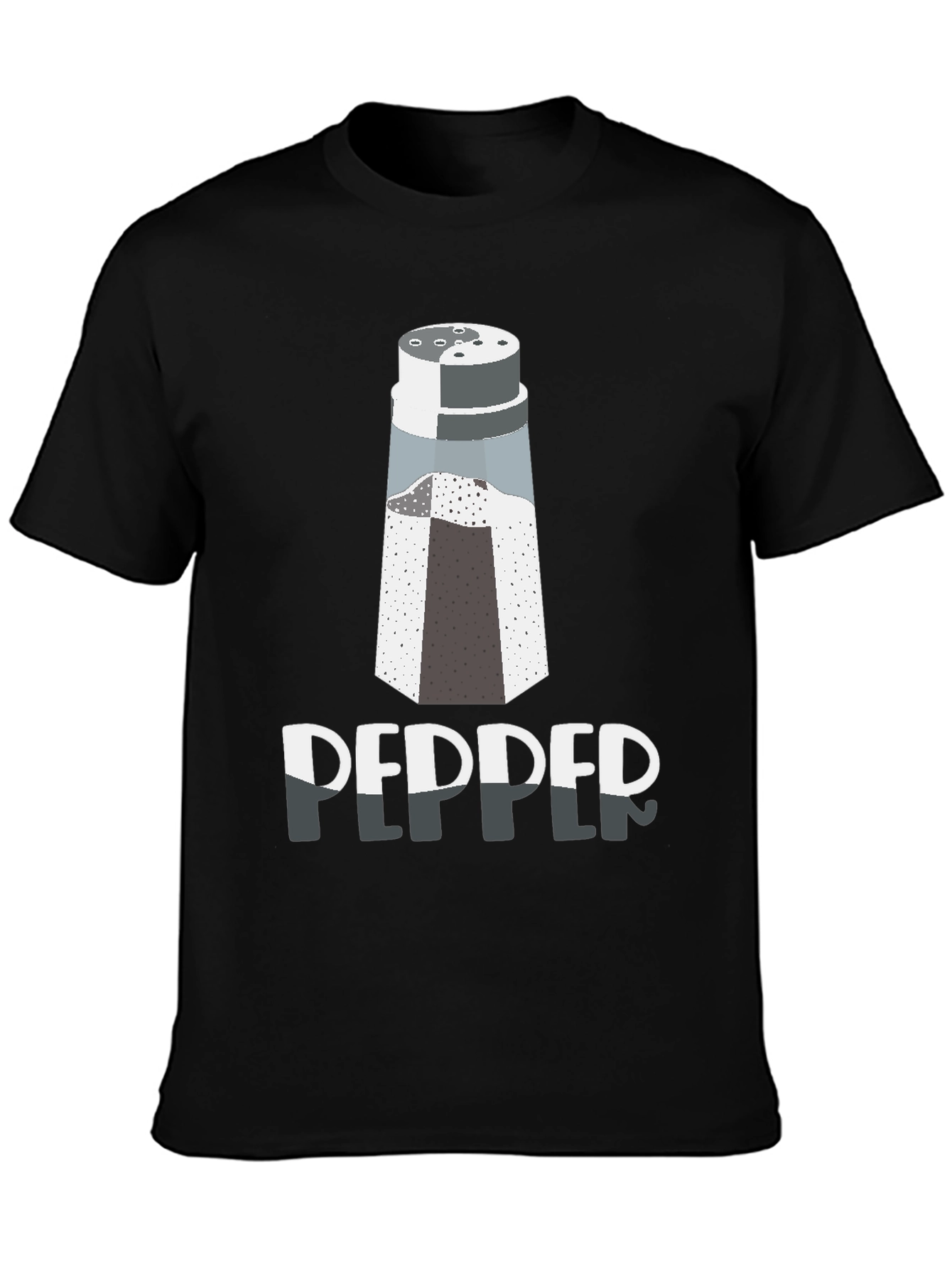 Black Pepper Shaker Graphic Tee - Unisex view 3