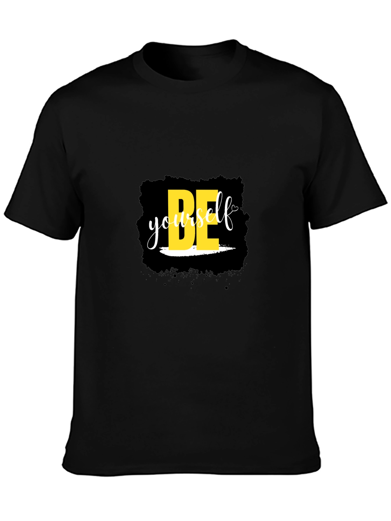 Black Be Yourself Black Tee view 3