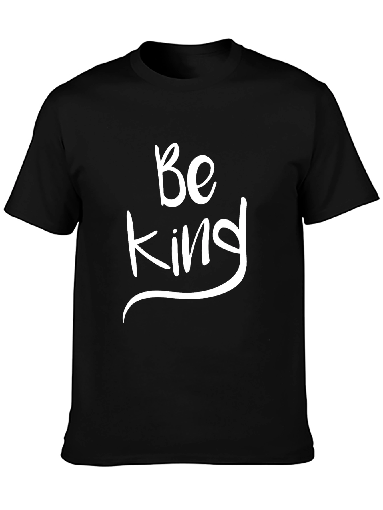 Black Be Kind Graphic Tee - Stylish Casual Comfort view 3