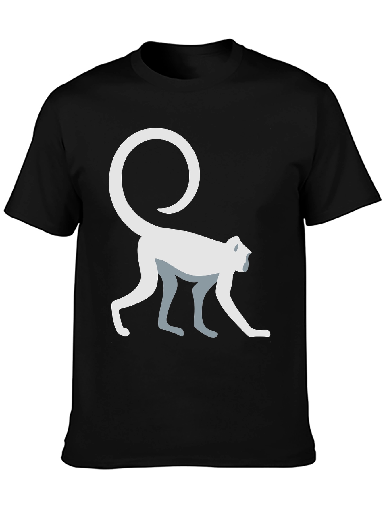 Black Monkey Graphic Black T-Shirt view 3