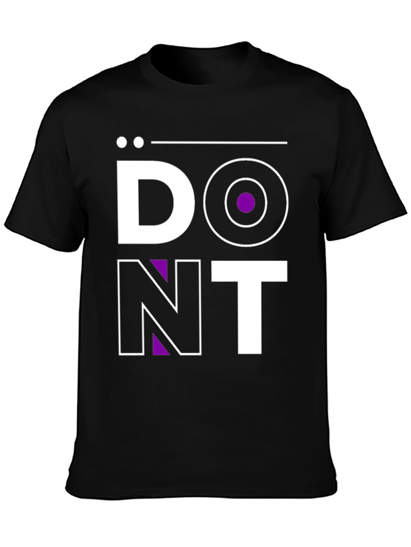 Black Don't T-Shirt - Unique Graphic Tee view 3
