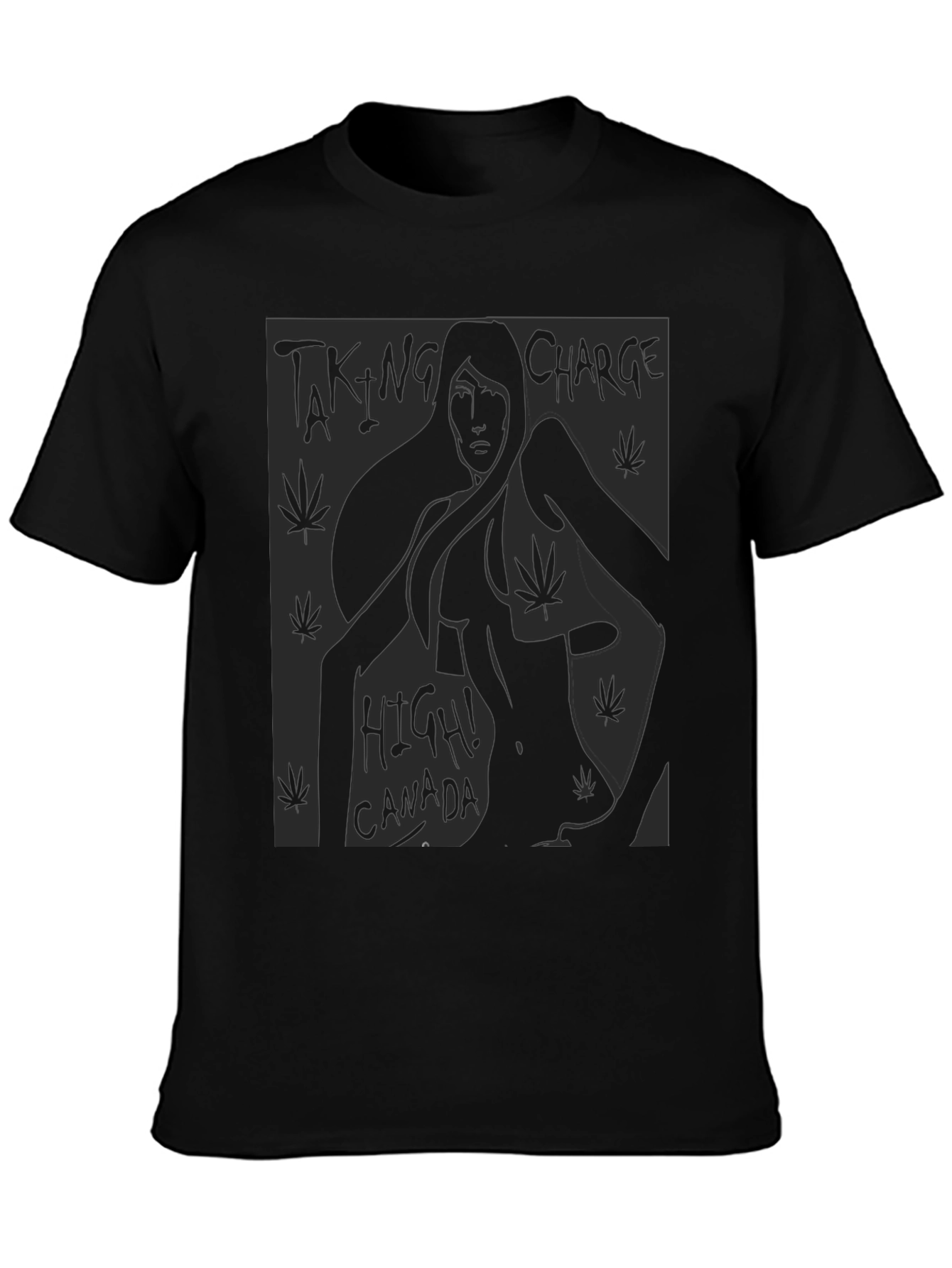 Black Taking Charge T-Shirt view 3