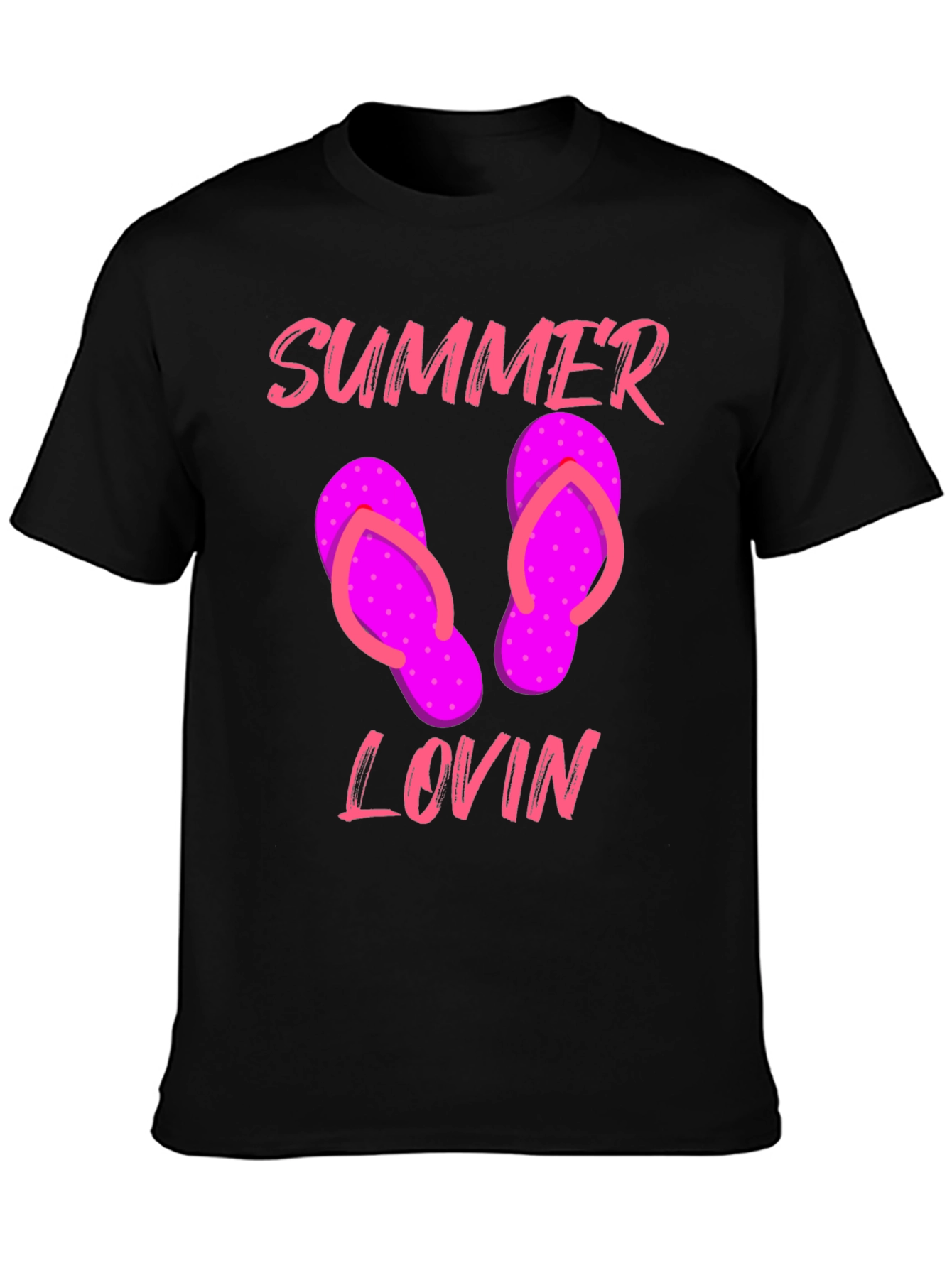 Black Summer Lovin' Graphic Tee view 3