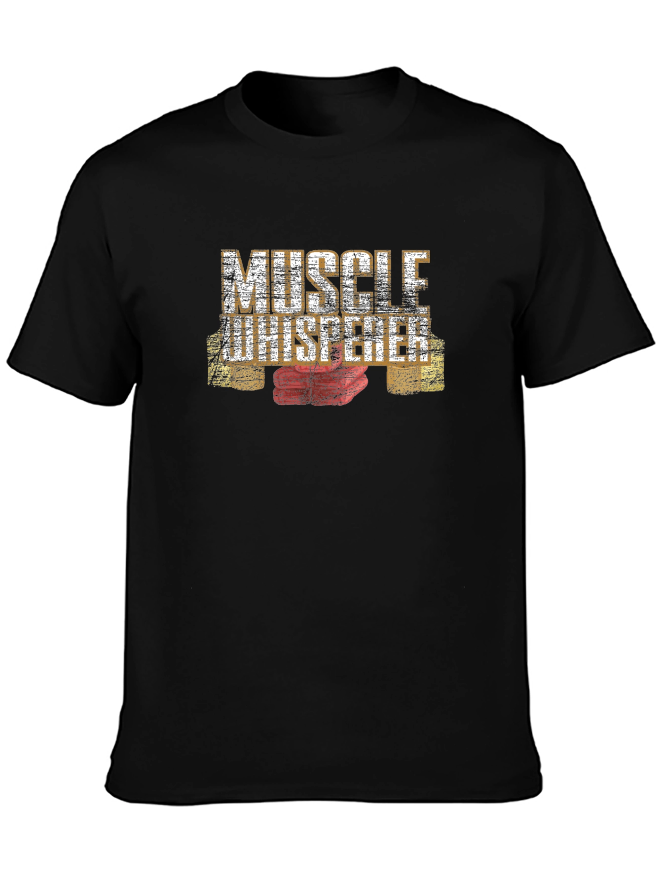Muscle Whisperer Graphic T-Shirt - Black - 3