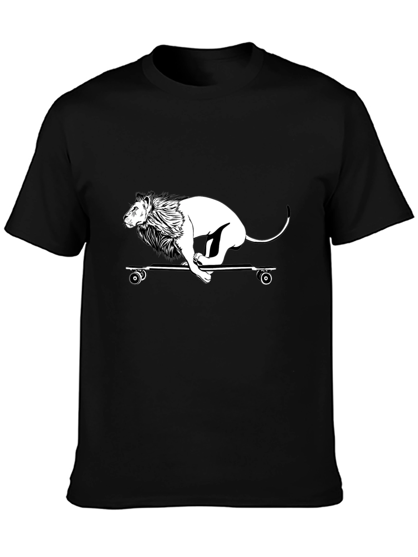 Black Lion Skateboard Graphic Tee view 3