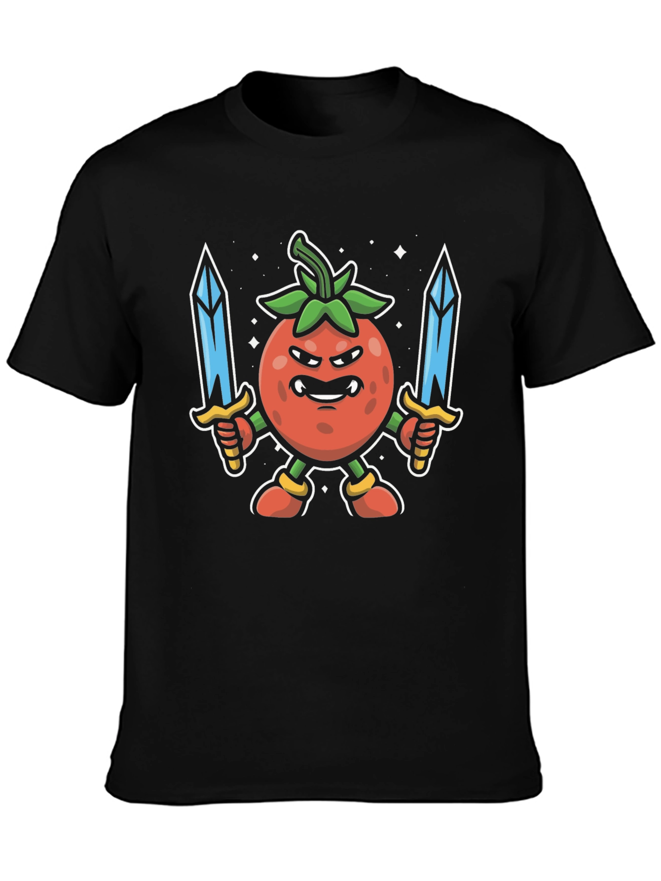 Black Tomato Warrior Graphic T-Shirt view 3