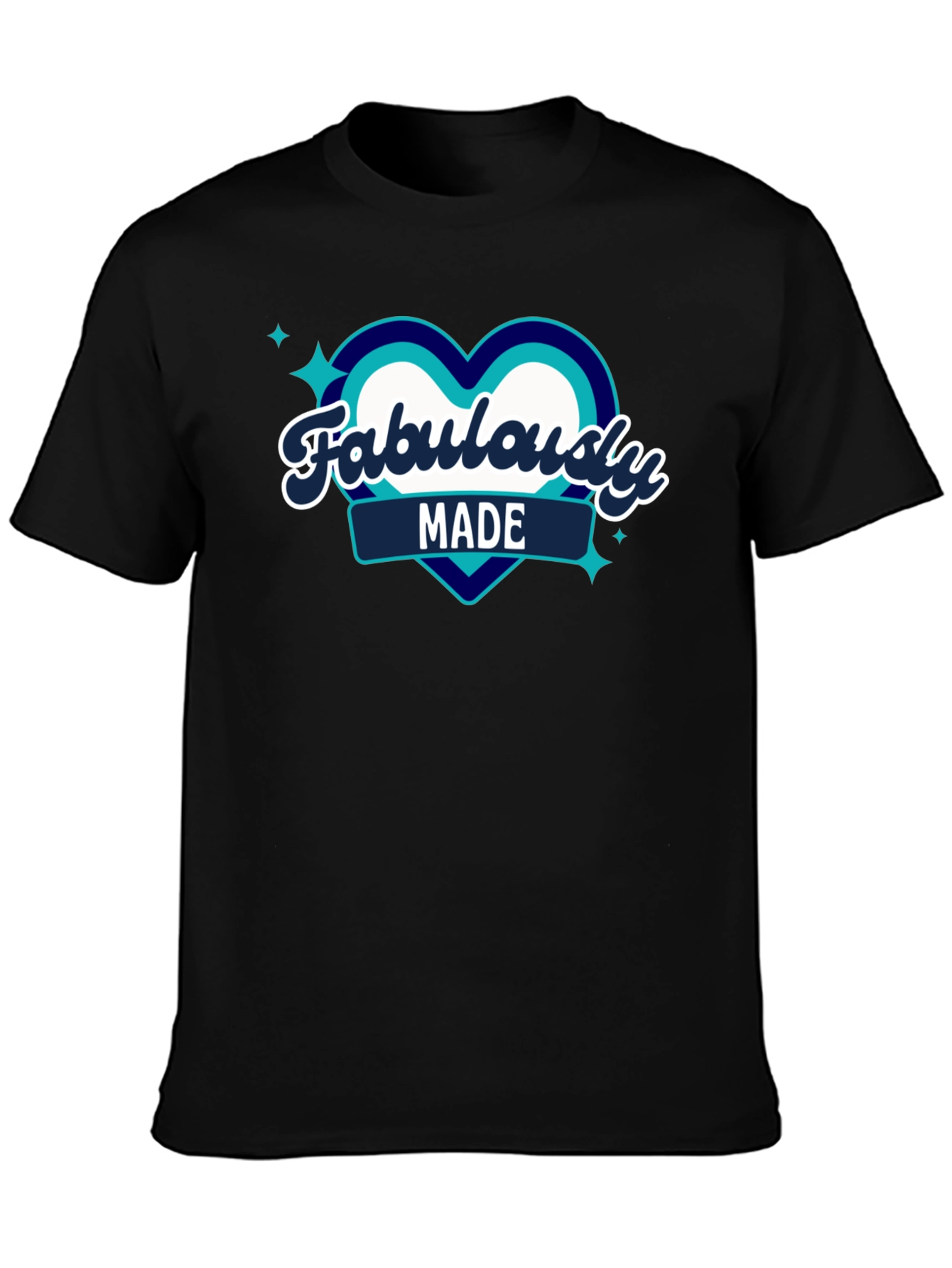 Black Fabulously Made Graphic T-Shirt view 3