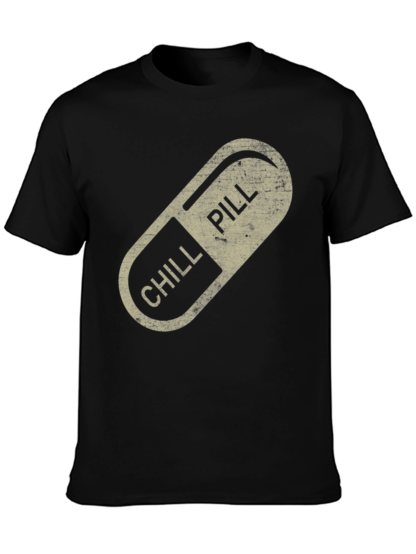 Black Chill Pill Graphic Tee - Relaxed Vibe view 3
