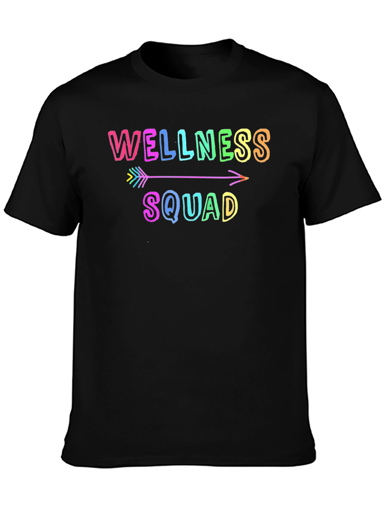 Wellness Squad Black T-Shirt - 3