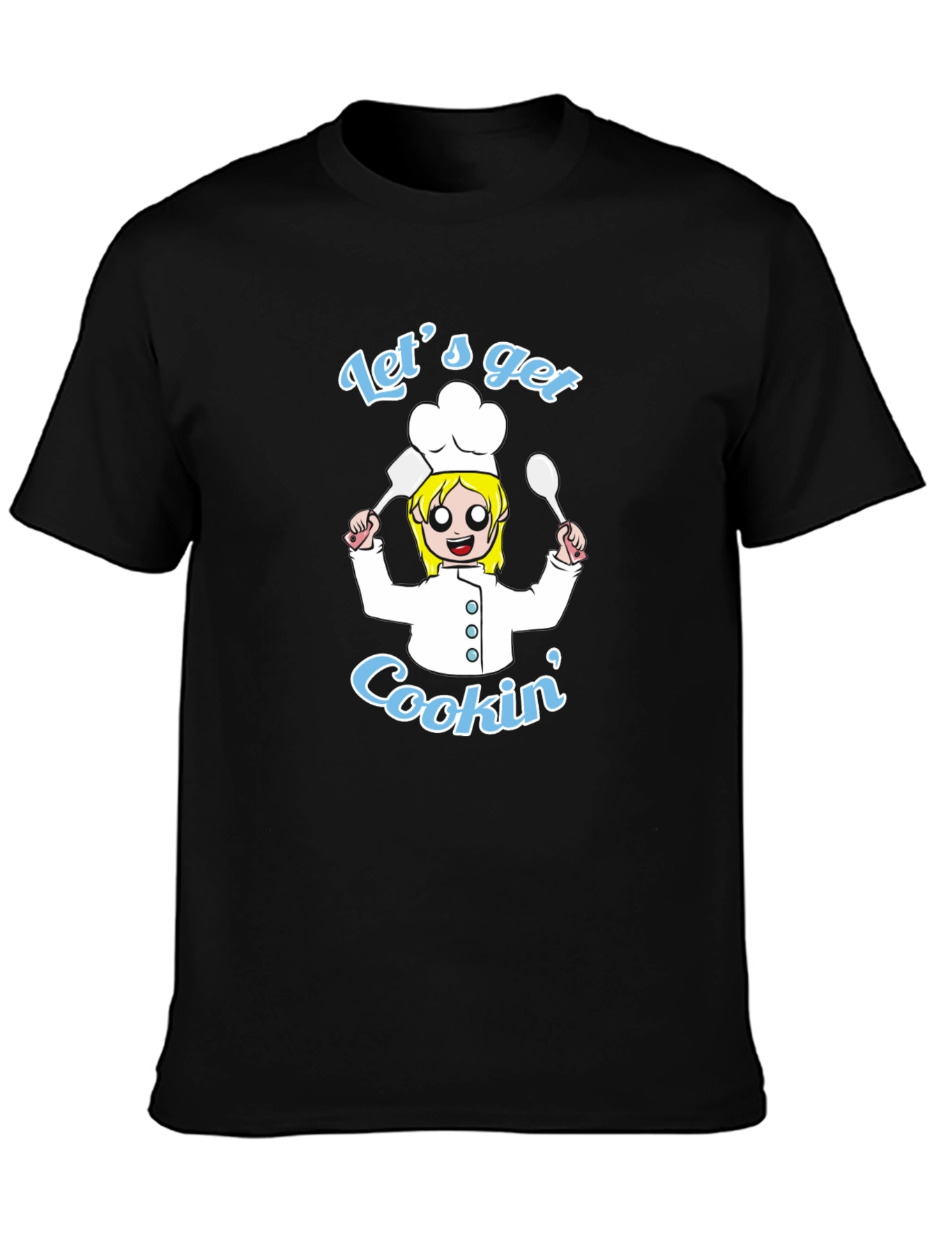 Black Let's Get Cookin' T-Shirt view 3