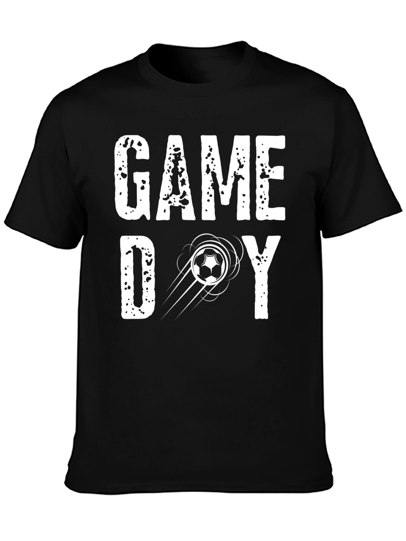 Black Game Day Soccer T-Shirt view 3