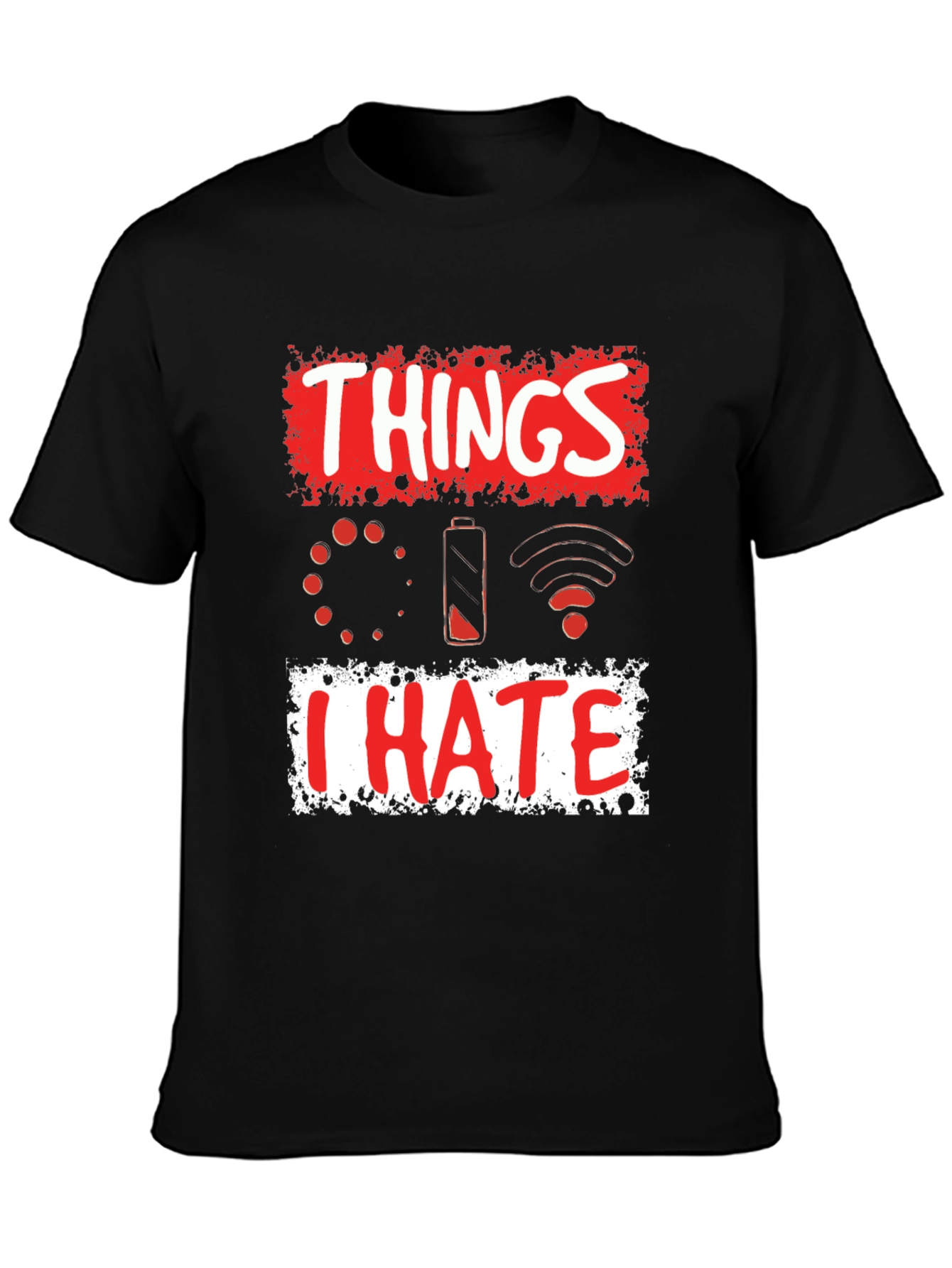 Black Things I Hate T-Shirt - Funny Tech Humor Tee view 3