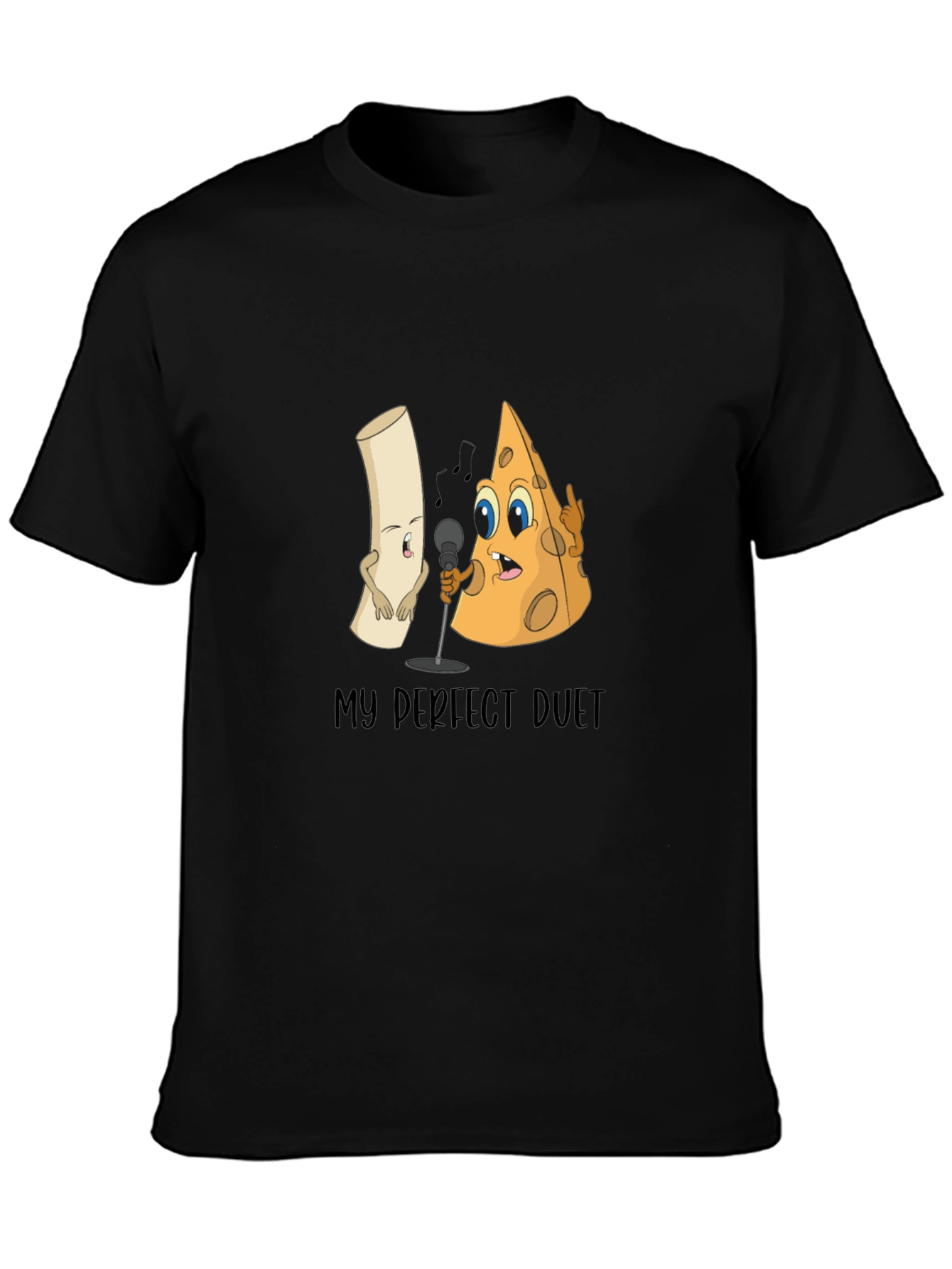 My Perfect Duet T-Shirt Funny Cheese & Macaroni Graphic Tee - 3