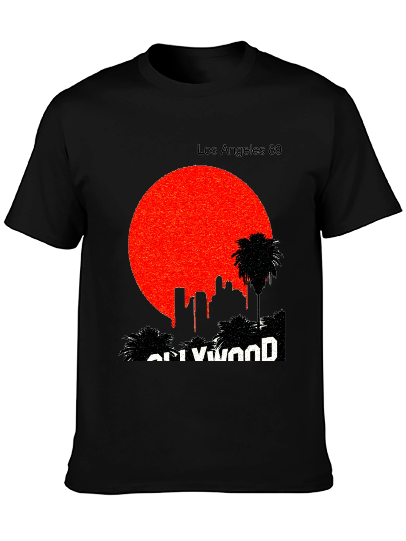 Black Los Angeles 89 Graphic T-Shirt view 3