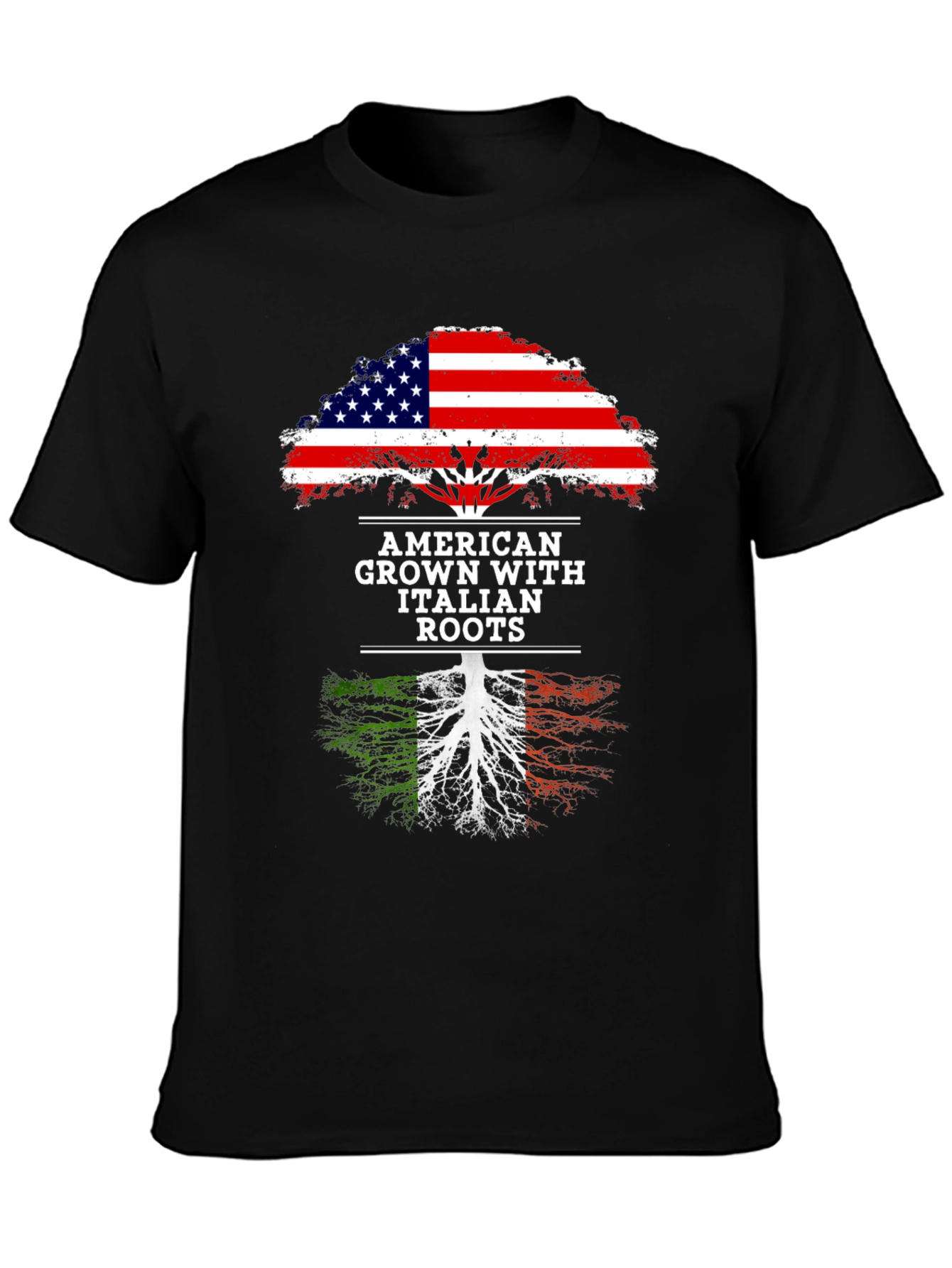 American Grown with Italian Roots T-Shirt - 3