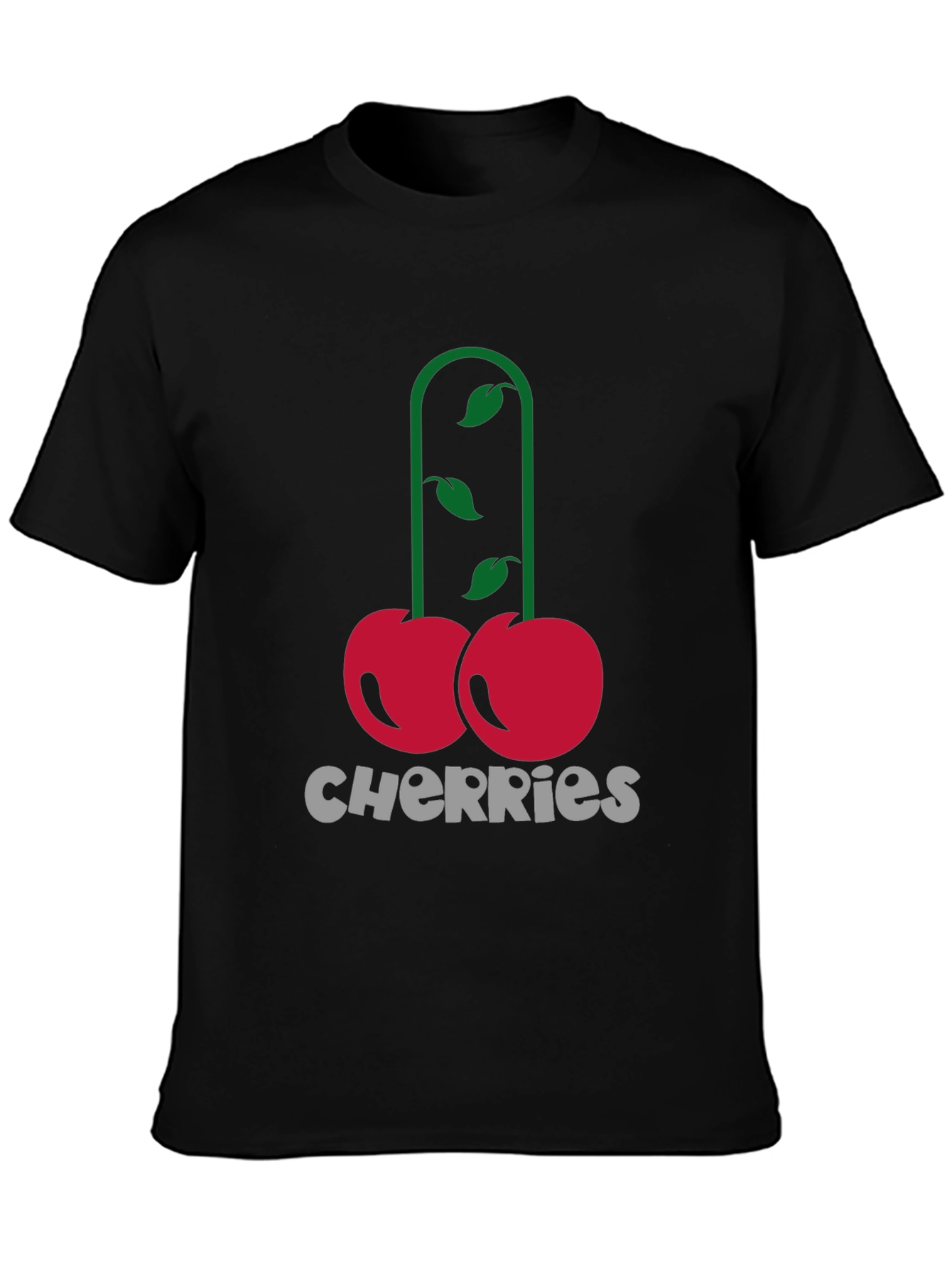 Black Cherries Graphic Tee - Bold Humor Shirt view 3