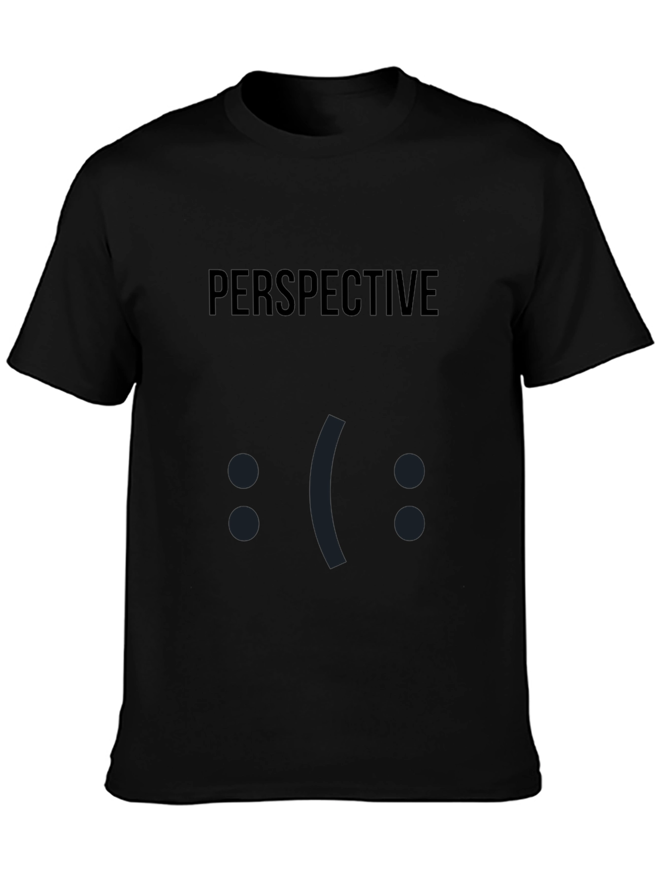 Black Perspective Graphic T-Shirt view 3