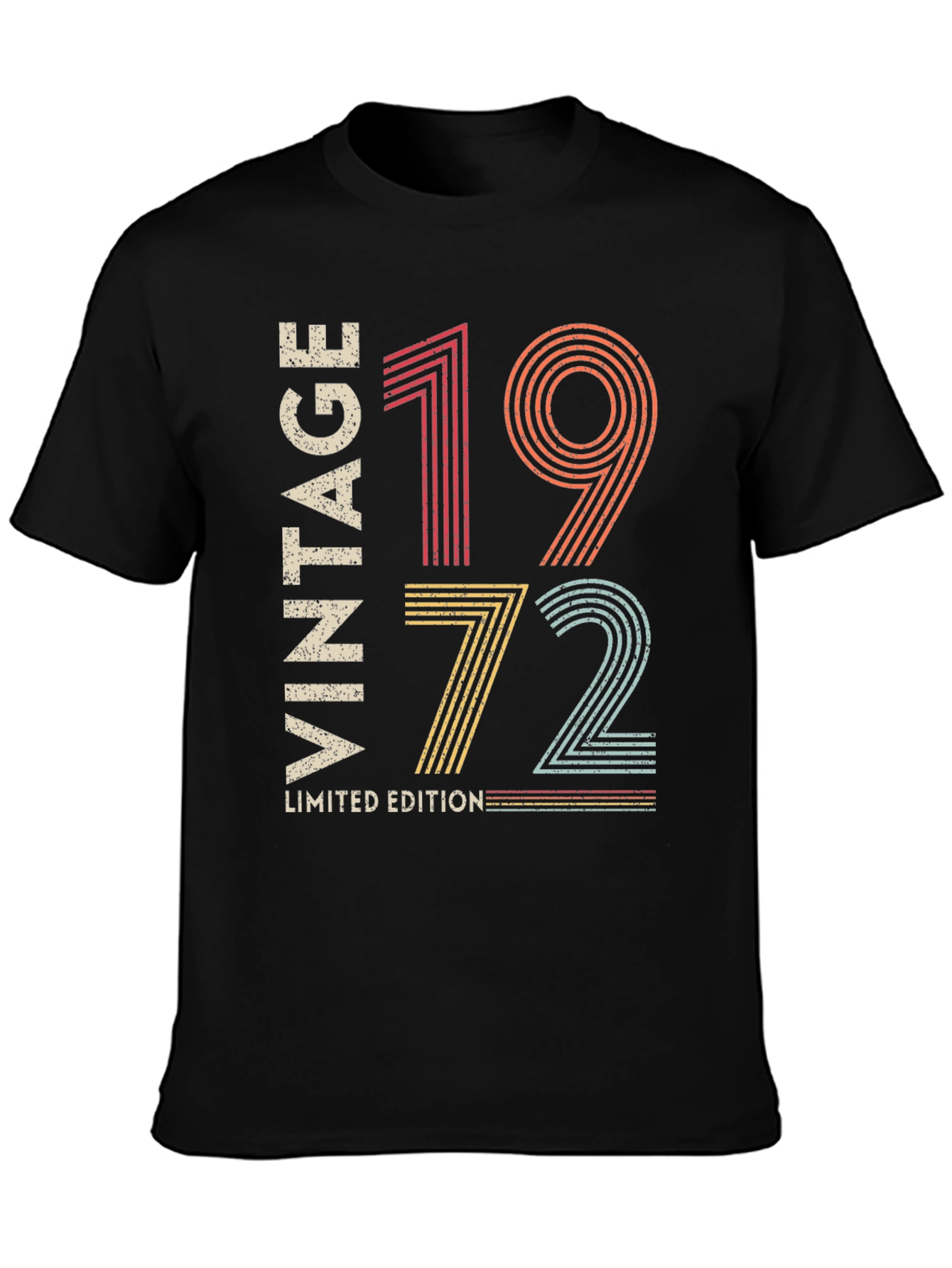 Black Vintage 1972 Limited Edition Graphic T-Shirt view 3