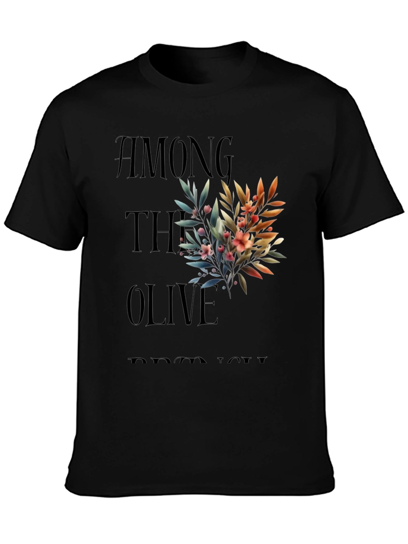 Black Among the Olive Branch T-Shirt view 3
